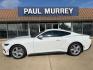 2026 Oxford White /Black Onyx Ford Mustang EcoBoost (1FA6P8TH2T5) with an EcoBoost 2.3L I4 GTDi DOHC Turbocharged VCT engine, Automatic transmission, located at 1105 E Mulberry, Kaufman, TX, 75142, (972) 962-2151, 32.589550, -96.300926 - Oxford White 2026 Ford Mustang 2D Coupe EcoBoost RWD 10-Speed Automatic EcoBoost 2.3L I4 GTDi DOHC Turbocharged VCT 21/32 City/Highway MPG<br><br>21/32 City/Highway MPG - Photo#0