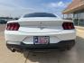 2026 Oxford White /Black Onyx Ford Mustang EcoBoost (1FA6P8TH2T5) with an EcoBoost 2.3L I4 GTDi DOHC Turbocharged VCT engine, Automatic transmission, located at 1105 E Mulberry, Kaufman, TX, 75142, (972) 962-2151, 32.589550, -96.300926 - Photo#3