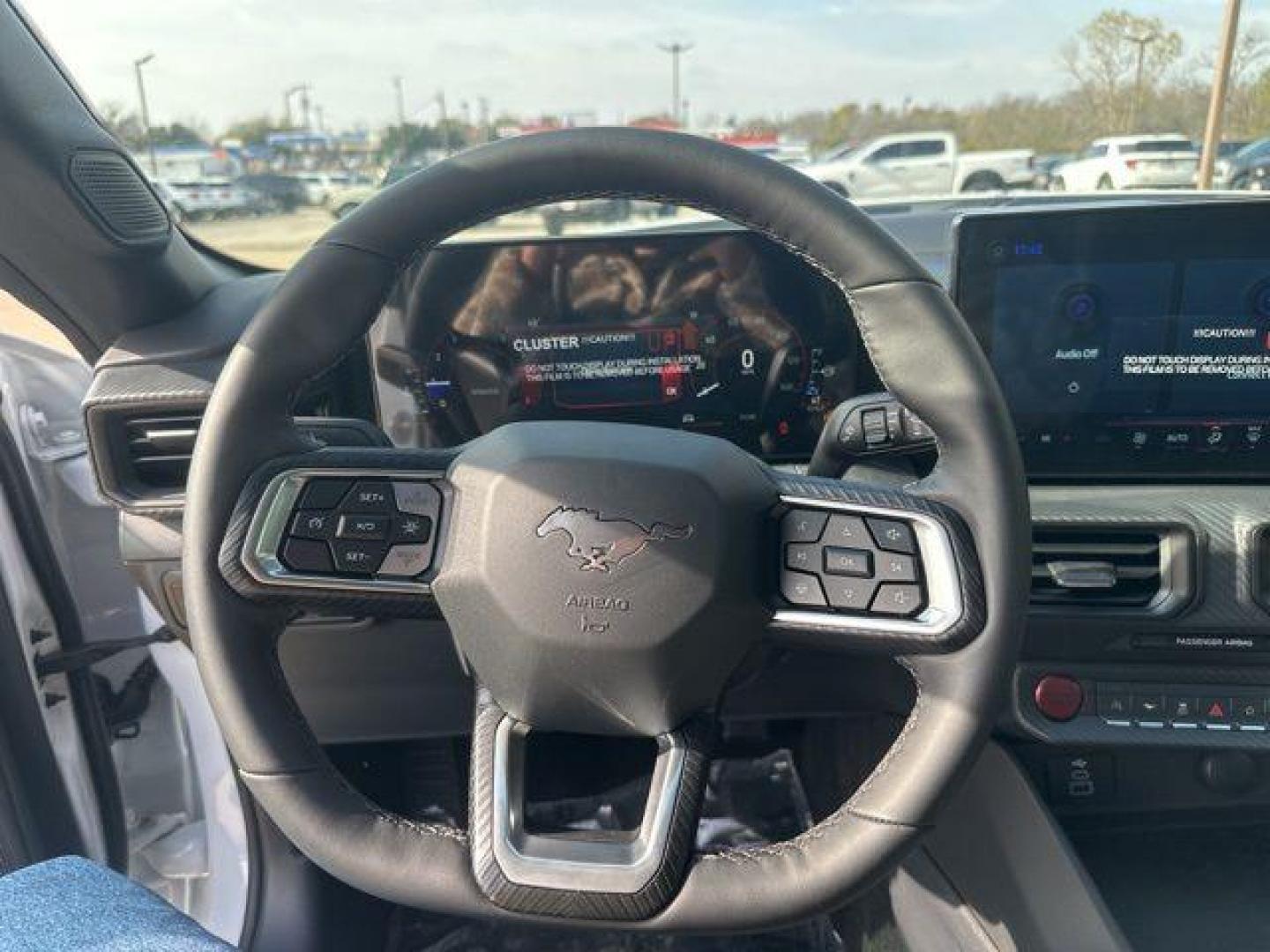 2026 Oxford White /Black Onyx Ford Mustang EcoBoost (1FA6P8TH2T5) with an EcoBoost 2.3L I4 GTDi DOHC Turbocharged VCT engine, Automatic transmission, located at 1105 E Mulberry, Kaufman, TX, 75142, (972) 962-2151, 32.589550, -96.300926 - Photo#8