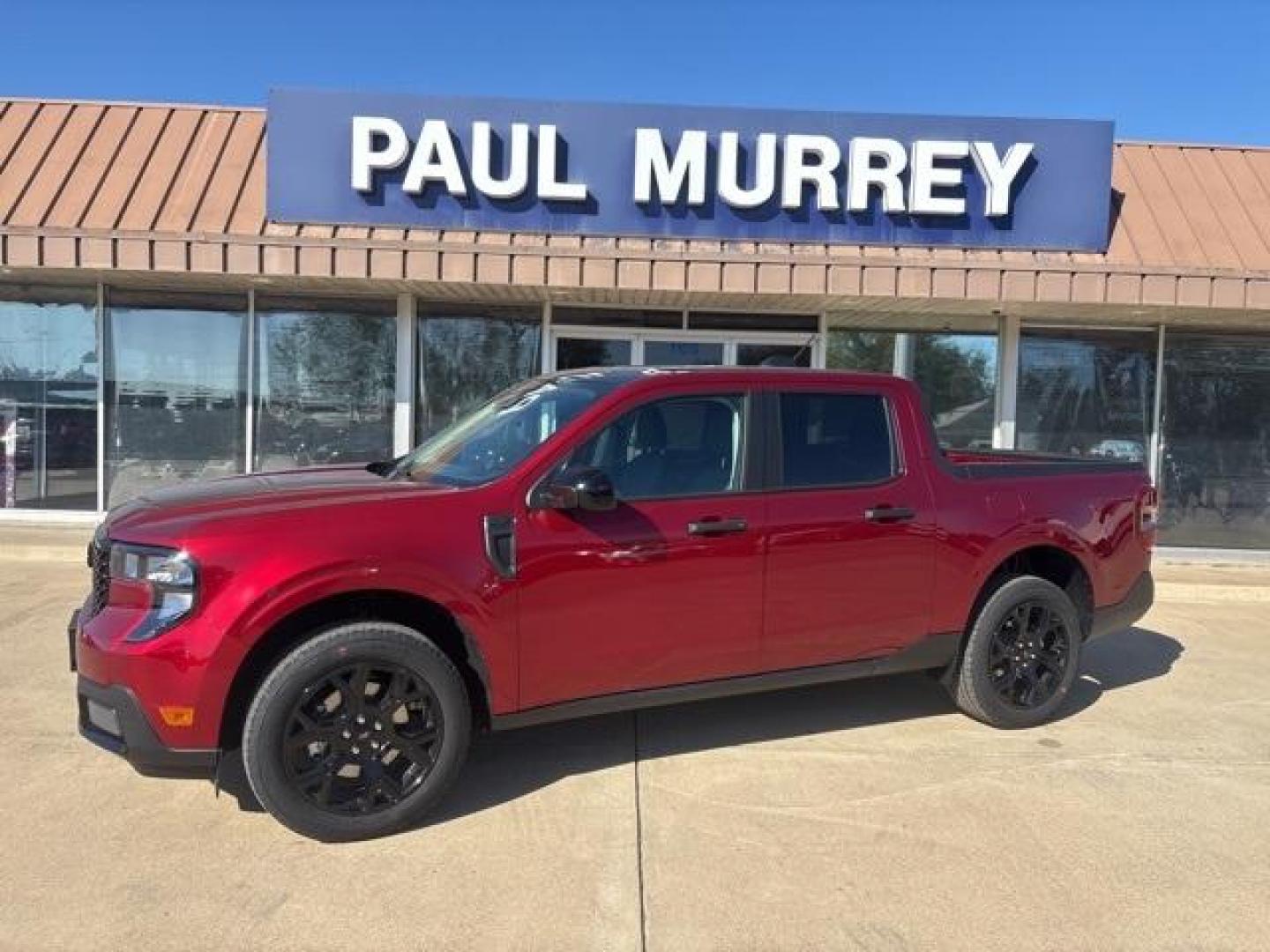 2025 Ruby Red Metallic Tinted Clearcoat /Black Onyx Ford Maverick XLT (3FTTW8JA7SR) with an EcoBoost 2.0L I4 GTDi DOHC Turbocharged VCT engine, Automatic transmission, located at 1105 E Mulberry, Kaufman, TX, 75142, (972) 962-2151, 32.589550, -96.300926 - Photo#0