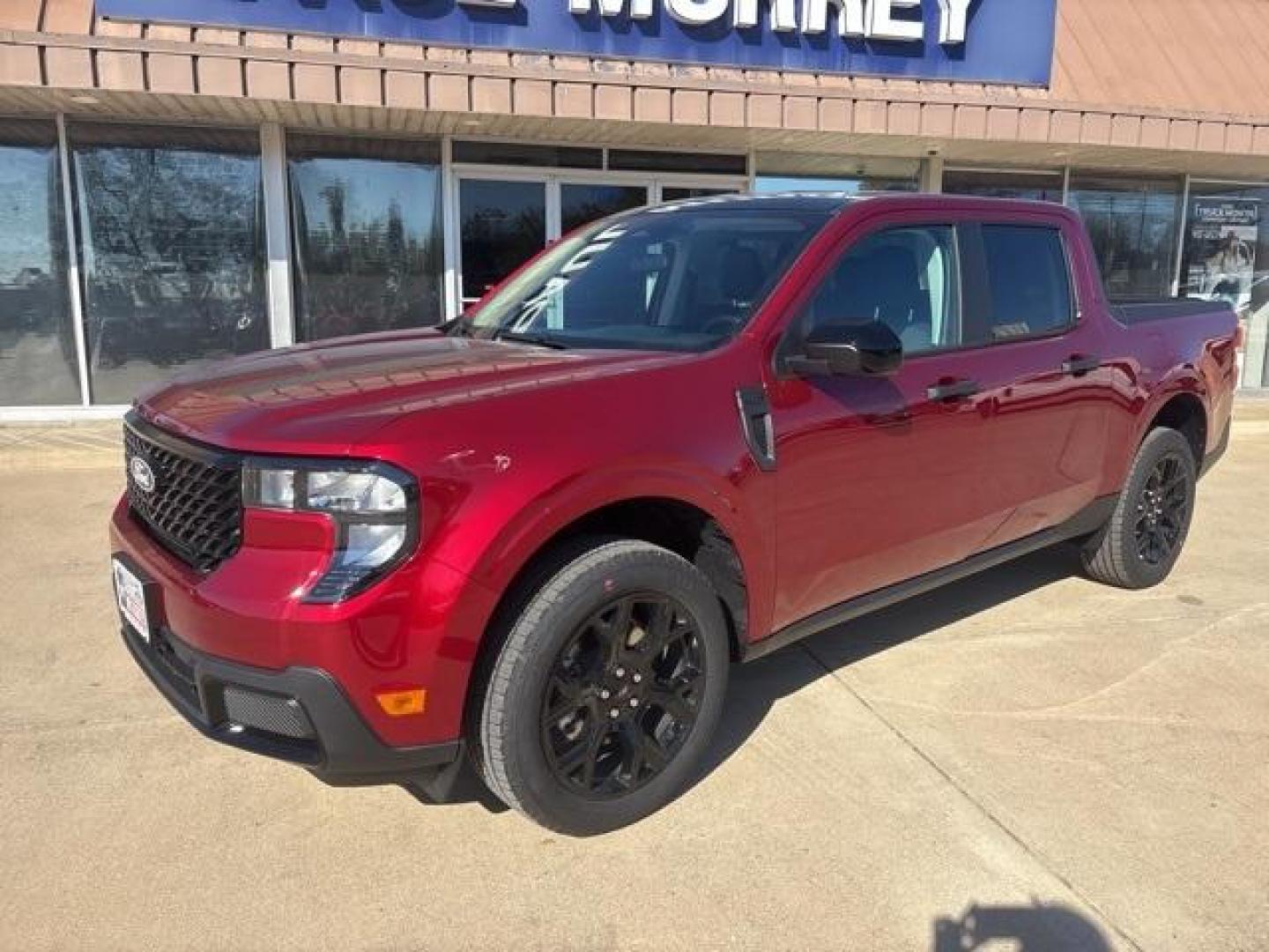 2025 Ruby Red Metallic Tinted Clearcoat /Black Onyx Ford Maverick XLT (3FTTW8JA7SR) with an EcoBoost 2.0L I4 GTDi DOHC Turbocharged VCT engine, Automatic transmission, located at 1105 E Mulberry, Kaufman, TX, 75142, (972) 962-2151, 32.589550, -96.300926 - Photo#2