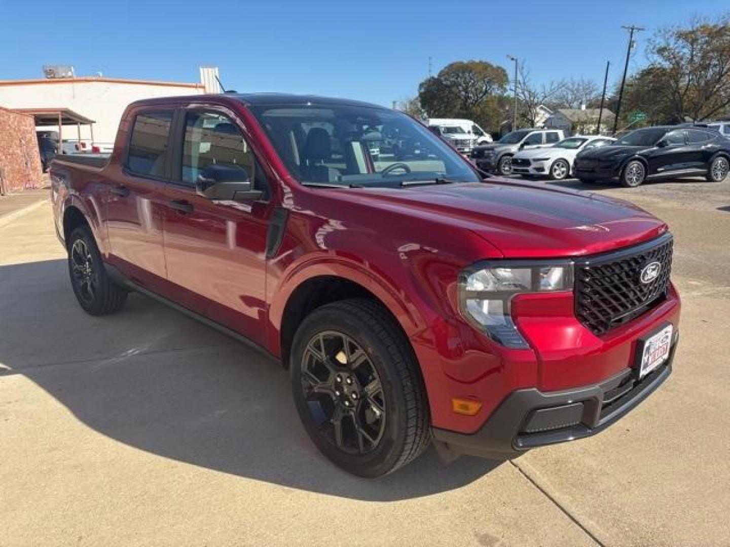 2025 Ruby Red Metallic Tinted Clearcoat /Black Onyx Ford Maverick XLT (3FTTW8JA7SR) with an EcoBoost 2.0L I4 GTDi DOHC Turbocharged VCT engine, Automatic transmission, located at 1105 E Mulberry, Kaufman, TX, 75142, (972) 962-2151, 32.589550, -96.300926 - Photo#6