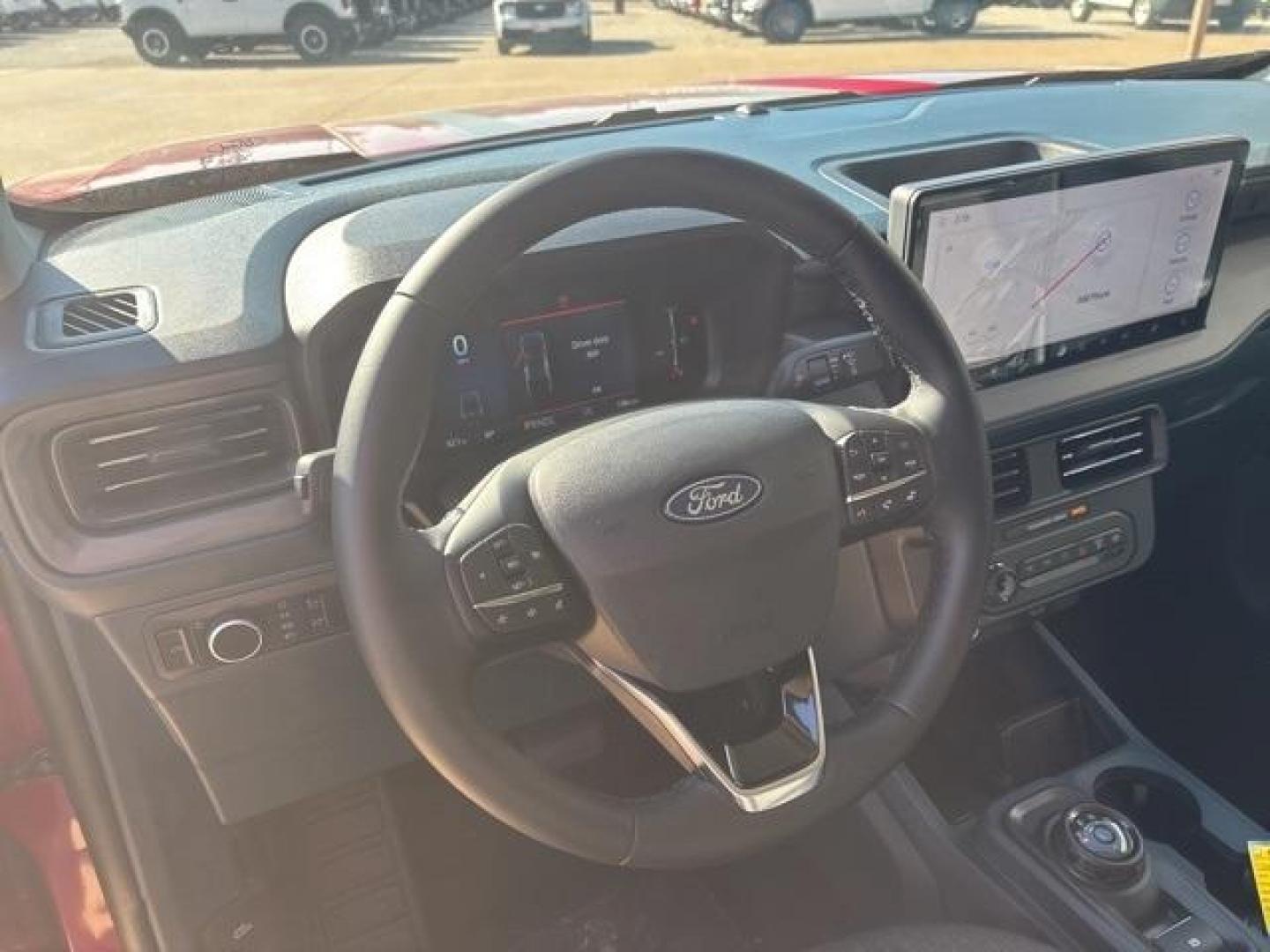 2025 Ruby Red Metallic Tinted Clearcoat /Black Onyx Ford Maverick XLT (3FTTW8JA7SR) with an EcoBoost 2.0L I4 GTDi DOHC Turbocharged VCT engine, Automatic transmission, located at 1105 E Mulberry, Kaufman, TX, 75142, (972) 962-2151, 32.589550, -96.300926 - Photo#13