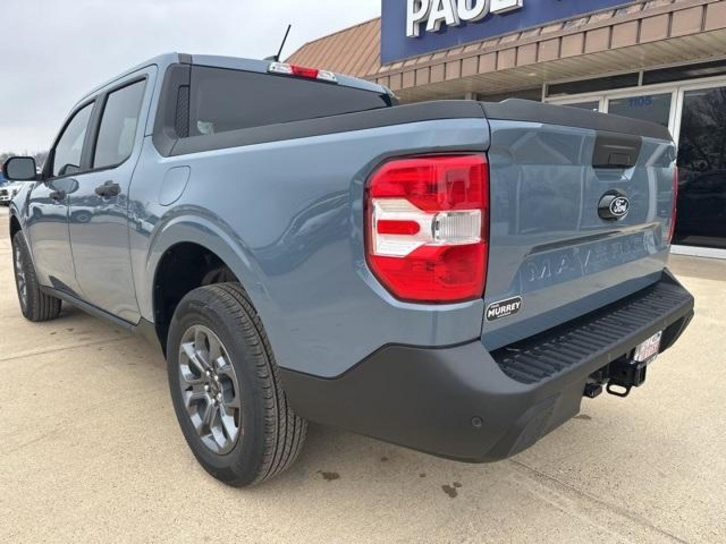 2025 Azure Gray Metallic Tri-Coat /Blue Ford Maverick XLT (3FTTW8H36SR) with an 2.5L I-4 Hybrid engine, CVT transmission, located at 1105 E Mulberry, Kaufman, TX, 75142, (972) 962-2151, 32.589550, -96.300926 - 2.5L I-4 Hybrid.<br>Azure Gray Metallic Tri-Coat 2025 Ford Maverick 4D Crew Cab XLT FWD CVT 2.5L I-4 Hybrid 42/35 City/Highway MPG<br><br>42/35 City/Highway MPG - Photo#2