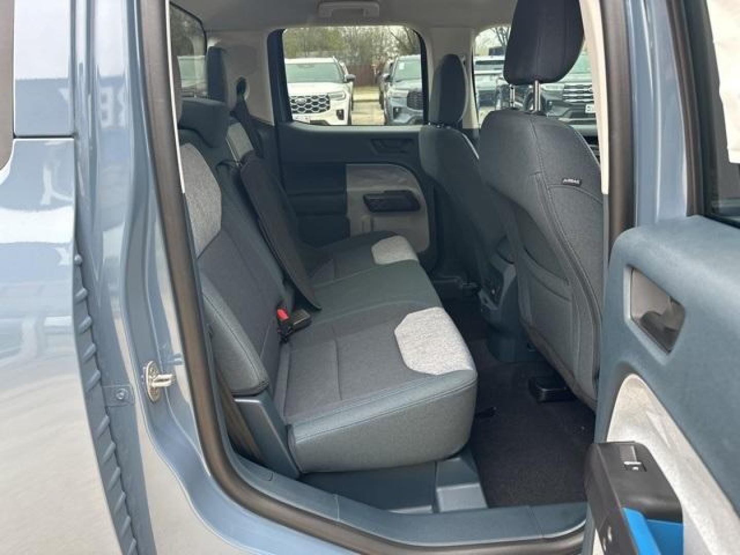 2025 Azure Gray Metallic Tri-Coat /Blue Ford Maverick XLT (3FTTW8H36SR) with an 2.5L I-4 Hybrid engine, CVT transmission, located at 1105 E Mulberry, Kaufman, TX, 75142, (972) 962-2151, 32.589550, -96.300926 - 2.5L I-4 Hybrid.<br>Azure Gray Metallic Tri-Coat 2025 Ford Maverick 4D Crew Cab XLT FWD CVT 2.5L I-4 Hybrid 42/35 City/Highway MPG<br><br>42/35 City/Highway MPG - Photo#11