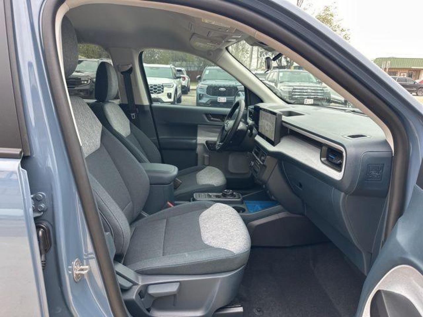 2025 Azure Gray Metallic /Navy Pier/Aspen Gray Ford Maverick XLT (3FTTW8H36SR) with an 2.5L I-4 Hybrid engine, CVT transmission, located at 1105 E Mulberry, Kaufman, TX, 75142, (972) 962-2151, 32.589550, -96.300926 - $1,282 off MSRP!<br><br>2.5L I-4 Hybrid.<br>Azure Gray Metallic Tri-Coat 2025 Ford Maverick 4D Crew Cab XLT FWD CVT 2.5L I-4 Hybrid 42/35 City/Highway MPG<br><br>42/35 City/Highway MPG Price includes: $1000 - Retail Customer Cash. Exp. 03/31/2026 - Photo#13