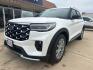 2026 White Metallic /Mojave Dusk/Onyx Ford Explorer Platinum (1FMUK7HHXTG) with an 2.3L EcoBoost I-4 engine, Automatic transmission, located at 1105 E Mulberry, Kaufman, TX, 75142, (972) 962-2151, 32.589550, -96.300926 - $1,000 off MSRP!<br><br><br>Star White Metallic Tri-Coat 2026 Ford Explorer 4D Sport Utility Platinum RWD 10-Speed Automatic 2.3L EcoBoost I-4 20/29 City/Highway MPG<br><br>20/29 City/Highway MPG Price includes: $1000 - Employee Pricing Retail Customer Cash. Exp. 07/06/2026 - Photo#1