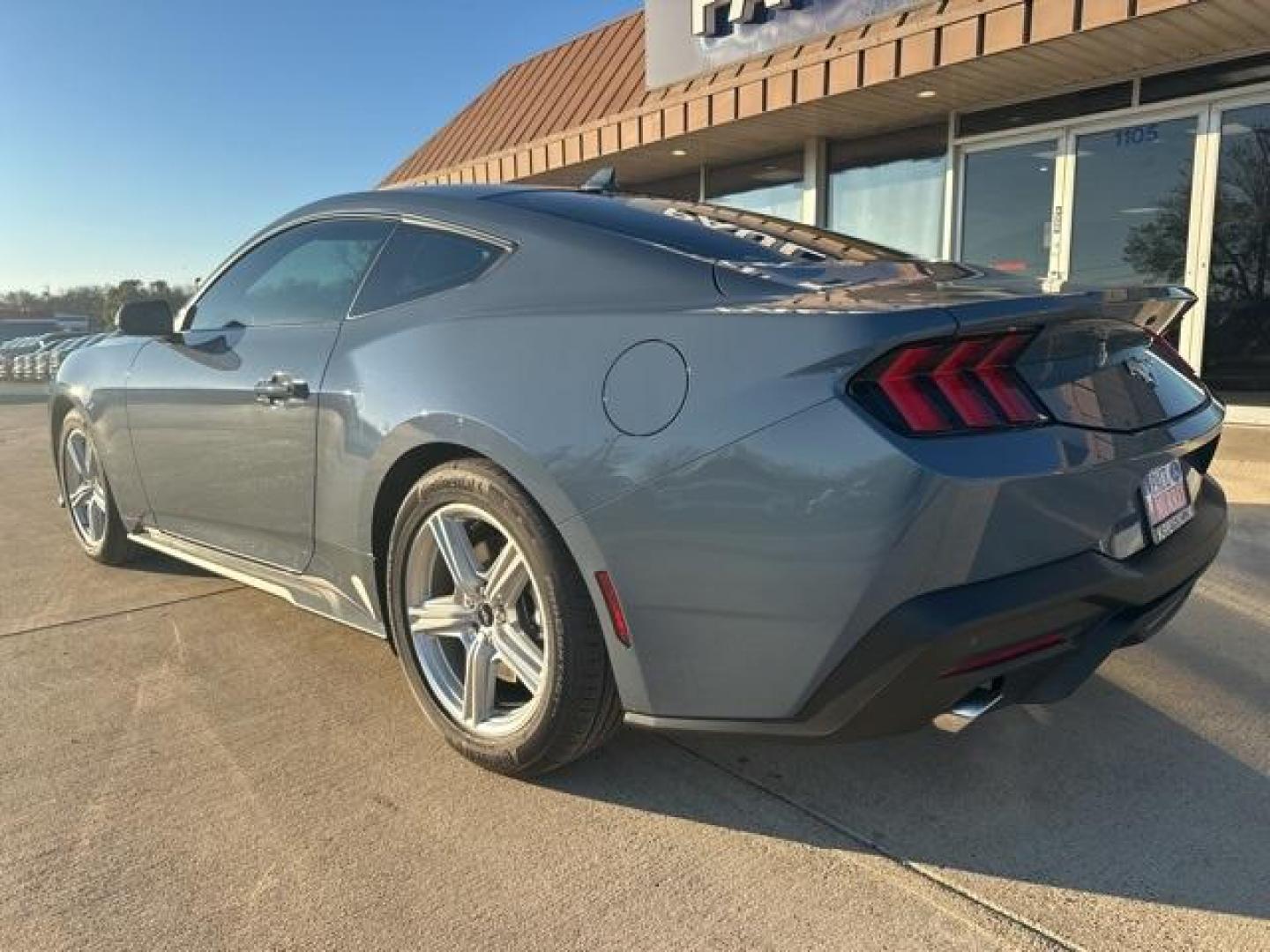 2026 Vapor Blue Metallic /Black Onyx Ford Mustang EcoBoost (1FA6P8TH8T5) with an EcoBoost 2.3L I4 GTDi DOHC Turbocharged VCT engine, Automatic transmission, located at 1105 E Mulberry, Kaufman, TX, 75142, (972) 962-2151, 32.589550, -96.300926 - Recent Arrival!<br><br><br>Vapor Blue Metallic 2026 Ford Mustang 2D Coupe EcoBoost RWD 10-Speed Automatic EcoBoost 2.3L I4 GTDi DOHC Turbocharged VCT 21/32 City/Highway MPG<br><br>21/32 City/Highway MPG - Photo#2