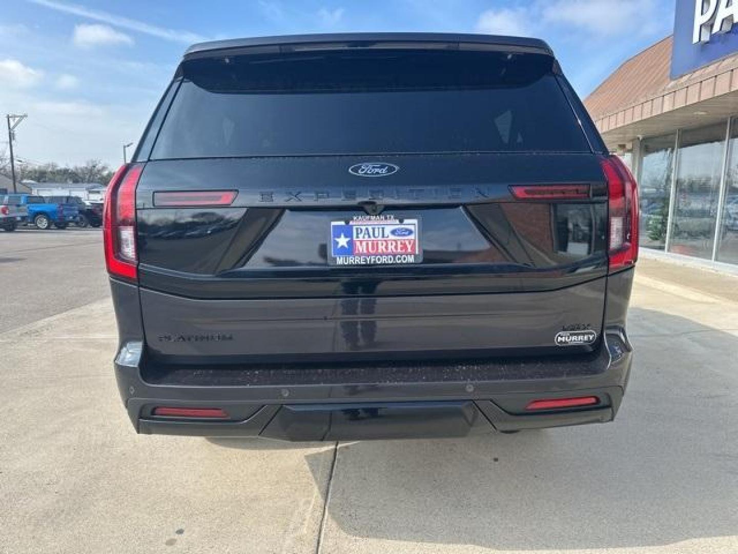 2025 Dark Matter Gray Metallic /Black Onyx Ford Expedition Max Platinum (1FMJK1M81SE) with an EcoBoost 3.5L V6 GTDi DOHC 24V Twin Turbocharged engine, Automatic transmission, located at 1105 E Mulberry, Kaufman, TX, 75142, (972) 962-2151, 32.589550, -96.300926 - $1,000 off MSRP!<br><br><br>Dark Matter Gray Metallic 2025 Ford Expedition Max 4D Sport Utility Platinum 4WD 10-Speed Automatic EcoBoost 3.5L V6 GTDi DOHC 24V Twin Turbocharged Price includes: $1000 - Final Days Mega Bonus Cash. Exp. 01/02/2026 - Photo#3