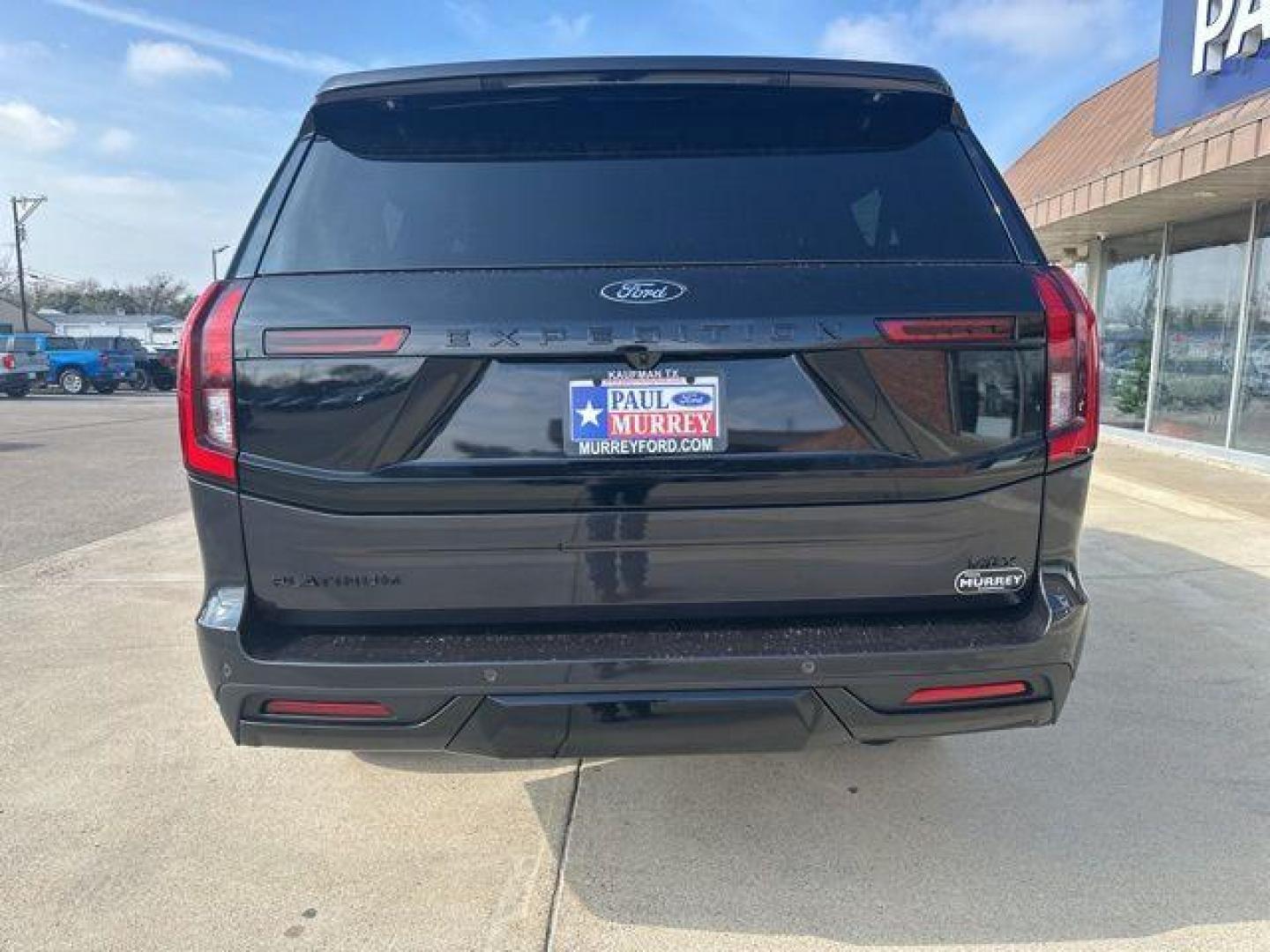 2025 Gray Metallic /Black Onyx Ford Expedition Max Platinum (1FMJK1M81SE) with an EcoBoost 3.5L V6 GTDi DOHC 24V Twin Turbocharged engine, Automatic transmission, located at 1105 E Mulberry, Kaufman, TX, 75142, (972) 962-2151, 32.589550, -96.300926 - $2,761 off MSRP!<br><br><br>Dark Matter Gray Metallic 2025 Ford Expedition Max 4D Sport Utility Platinum 4WD 10-Speed Automatic EcoBoost 3.5L V6 GTDi DOHC 24V Twin Turbocharged - Photo#3
