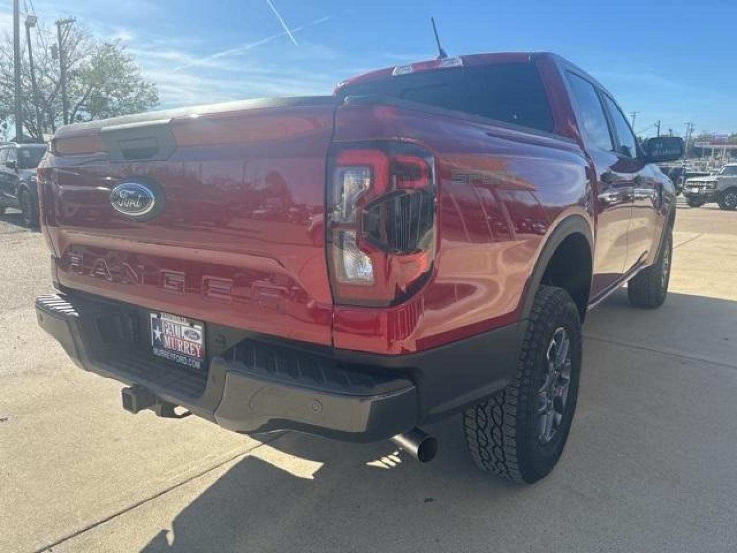 2025 Ruby Red Metallic /Ebony Ford Ranger XLT (1FTER4GH4SL) with an EcoBoost 2.3L I4 GTDi DOHC Turbocharged VCT engine, Automatic transmission, located at 1105 E Mulberry, Kaufman, TX, 75142, (972) 962-2151, 32.589550, -96.300926 - $3,000 off MSRP!<br><br><br>Ruby Red Metallic 2025 Ford Ranger 4D Crew Cab XLT RWD 10-Speed Automatic EcoBoost 2.3L I4 GTDi DOHC Turbocharged VCT 21/25 City/Highway MPG Price includes: $1000 - Final Days Mega Bonus Cash. Exp. 01/02/2026 $2000 - Bonus Customer Cash. Exp. 01/05/2026 - Photo#4