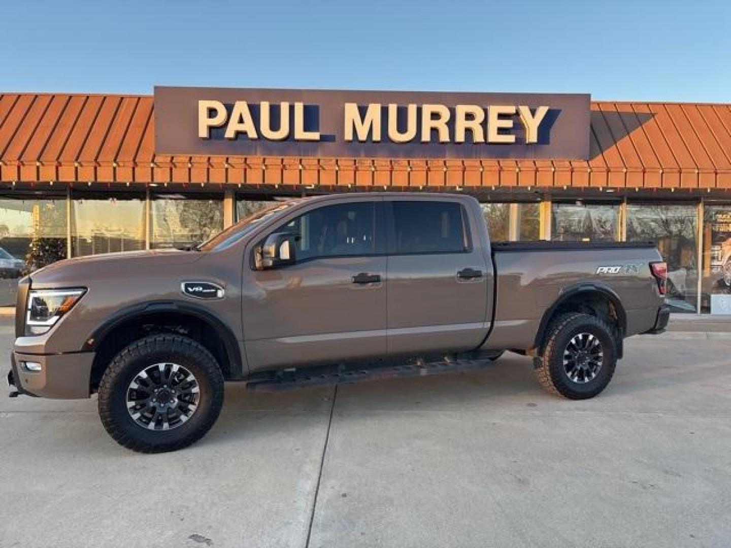 2024 Baja Storm /Black Nissan Titan XD PRO-4X (1N6AA1FB0RN) with an 5.6L V8 DOHC 32V Federal 400hp engine, Automatic transmission, located at 1105 E Mulberry, Kaufman, TX, 75142, (972) 962-2151, 32.589550, -96.300926 - Baja Storm 2024 Nissan Titan XD 4D Crew Cab PRO-4X 4WD 9-Speed Automatic 5.6L V8 DOHC 32V Federal 400hp<br><br><br>Recent Arrival!<br><br><br>Please call Paul Murrey Ford Inc. In Kaufman Texas A Family Dealership Since 1952 Serving the Dallas Fort Worth and East Texas areas for over 70 years. Please - Photo#0
