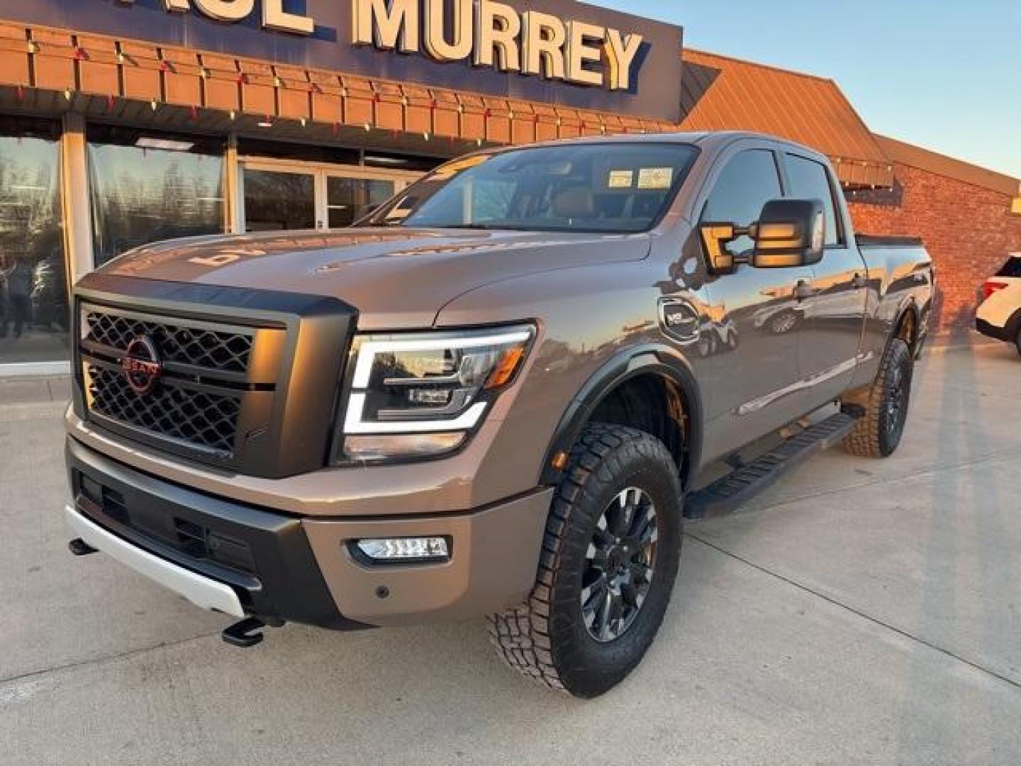 2024 Baja Storm /Black Nissan Titan XD PRO-4X (1N6AA1FB0RN) with an 5.6L V8 DOHC 32V Federal 400hp engine, Automatic transmission, located at 1105 E Mulberry, Kaufman, TX, 75142, (972) 962-2151, 32.589550, -96.300926 - Baja Storm 2024 Nissan Titan XD 4D Crew Cab PRO-4X 4WD 9-Speed Automatic 5.6L V8 DOHC 32V Federal 400hp<br><br><br>Recent Arrival!<br><br><br>Please call Paul Murrey Ford Inc. In Kaufman Texas A Family Dealership Since 1952 Serving the Dallas Fort Worth and East Texas areas for over 70 years. Please - Photo#1