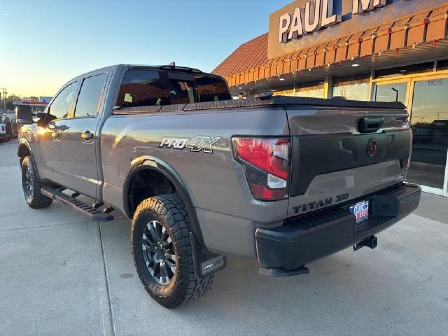 2024 Baja Storm /Black Nissan Titan XD PRO-4X (1N6AA1FB0RN) with an 5.6L V8 DOHC 32V Federal 400hp engine, Automatic transmission, located at 1105 E Mulberry, Kaufman, TX, 75142, (972) 962-2151, 32.589550, -96.300926 - Baja Storm 2024 Nissan Titan XD 4D Crew Cab PRO-4X 4WD 9-Speed Automatic 5.6L V8 DOHC 32V Federal 400hp<br><br><br>Recent Arrival!<br><br><br>Please call Paul Murrey Ford Inc. In Kaufman Texas A Family Dealership Since 1952 Serving the Dallas Fort Worth and East Texas areas for over 70 years. Please - Photo#3