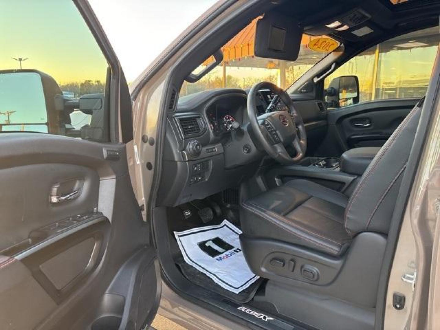 2024 Baja Storm /Black Nissan Titan XD PRO-4X (1N6AA1FB0RN) with an 5.6L V8 DOHC 32V Federal 400hp engine, Automatic transmission, located at 1105 E Mulberry, Kaufman, TX, 75142, (972) 962-2151, 32.589550, -96.300926 - Baja Storm 2024 Nissan Titan XD 4D Crew Cab PRO-4X 4WD 9-Speed Automatic 5.6L V8 DOHC 32V Federal 400hp<br><br><br>Recent Arrival!<br><br><br>Please call Paul Murrey Ford Inc. In Kaufman Texas A Family Dealership Since 1952 Serving the Dallas Fort Worth and East Texas areas for over 70 years. Please - Photo#10
