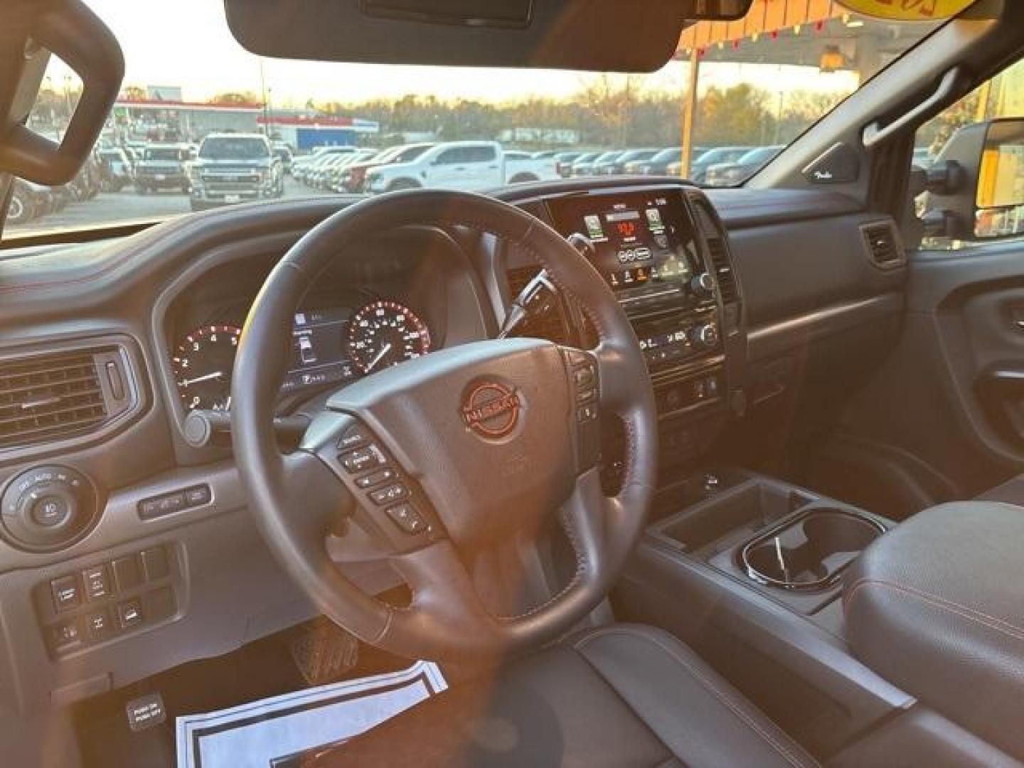 2024 Baja Storm /Black Nissan Titan XD PRO-4X (1N6AA1FB0RN) with an 5.6L V8 DOHC 32V Federal 400hp engine, Automatic transmission, located at 1105 E Mulberry, Kaufman, TX, 75142, (972) 962-2151, 32.589550, -96.300926 - Baja Storm 2024 Nissan Titan XD 4D Crew Cab PRO-4X 4WD 9-Speed Automatic 5.6L V8 DOHC 32V Federal 400hp<br><br><br>Recent Arrival!<br><br><br>Please call Paul Murrey Ford Inc. In Kaufman Texas A Family Dealership Since 1952 Serving the Dallas Fort Worth and East Texas areas for over 70 years. Please - Photo#14