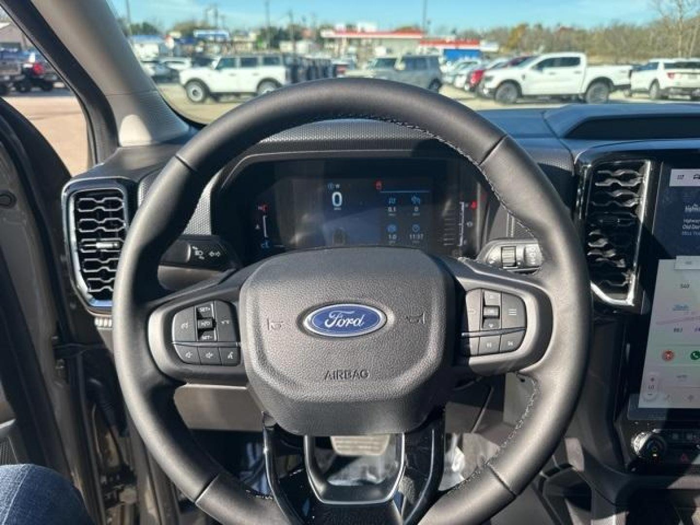 2025 Marsh Gray /Ebony Interior Trim Ford Ranger XLT (1FTER4HH7SL) with an EcoBoost 2.3L I4 GTDi DOHC Turbocharged VCT engine, Automatic transmission, located at 1105 E Mulberry, Kaufman, TX, 75142, (972) 962-2151, 32.589550, -96.300926 - $3,000 off MSRP!<br><br>4WD.<br>Marsh Gray 2025 Ford Ranger 4D Crew Cab XLT 4WD 10-Speed Automatic EcoBoost 2.3L I4 GTDi DOHC Turbocharged VCT 20/24 City/Highway MPG Price includes: $1000 - Final Days Mega Bonus Cash. Exp. 01/02/2026 $2000 - Bonus Customer Cash. Exp. 01/05/2026 - Photo#8