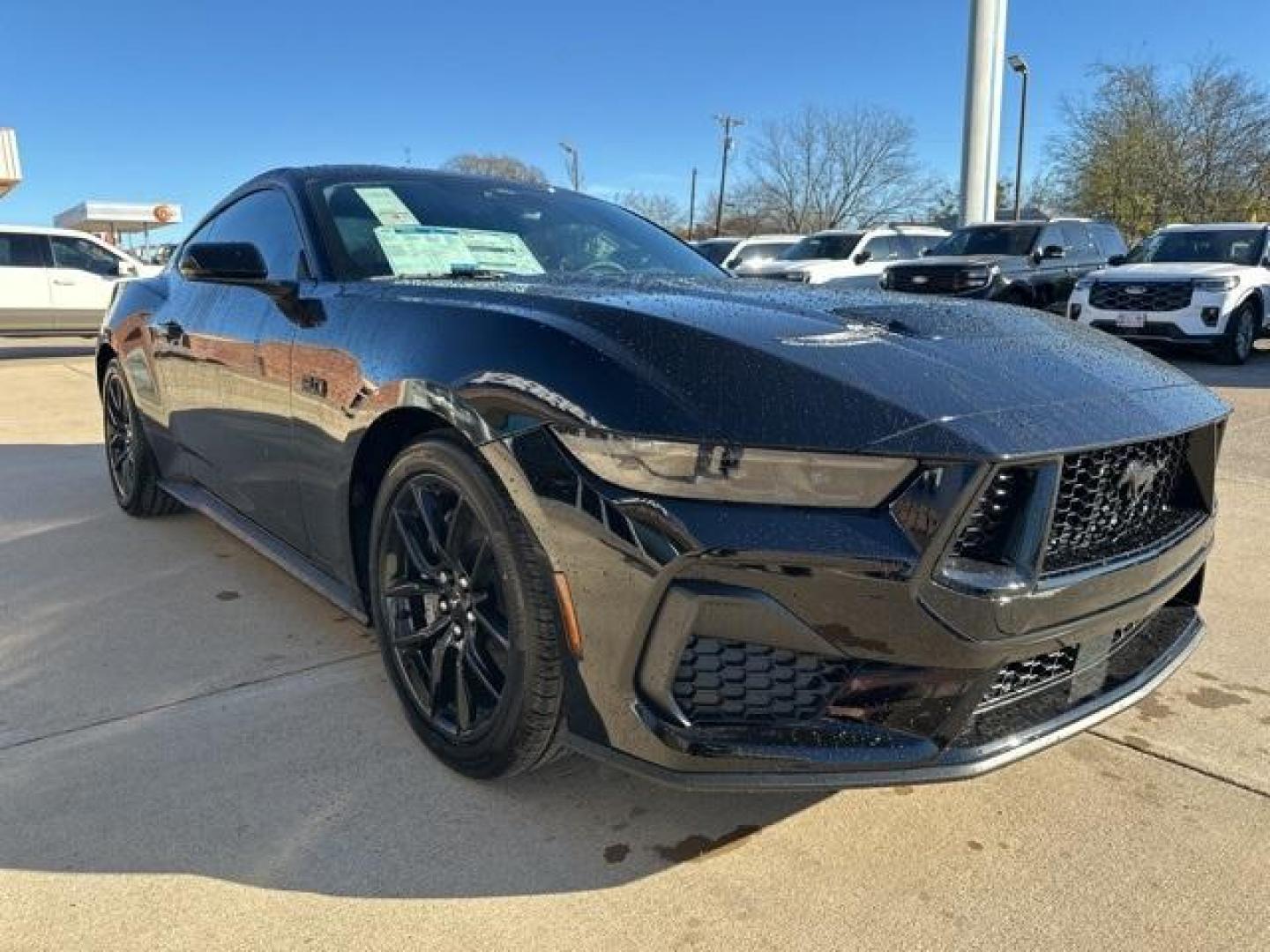 2026 Shadow Black /Black Onyx Ford Mustang GT Premium (1FA6P8CF4T5) with an 5.0L V8 Ti-VCT engine, Automatic transmission, located at 1105 E Mulberry, Kaufman, TX, 75142, (972) 962-2151, 32.589550, -96.300926 - Shadow Black 2026 Ford Mustang 2D Coupe GT Premium RWD 10-Speed Automatic 5.0L V8 Ti-VCT 15/24 City/Highway MPG - Photo#5