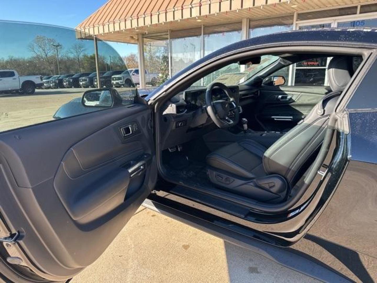 2026 Shadow Black /Black Onyx Ford Mustang GT Premium (1FA6P8CF4T5) with an 5.0L V8 Ti-VCT engine, Automatic transmission, located at 1105 E Mulberry, Kaufman, TX, 75142, (972) 962-2151, 32.589550, -96.300926 - Shadow Black 2026 Ford Mustang 2D Coupe GT Premium RWD 10-Speed Automatic 5.0L V8 Ti-VCT 15/24 City/Highway MPG - Photo#7