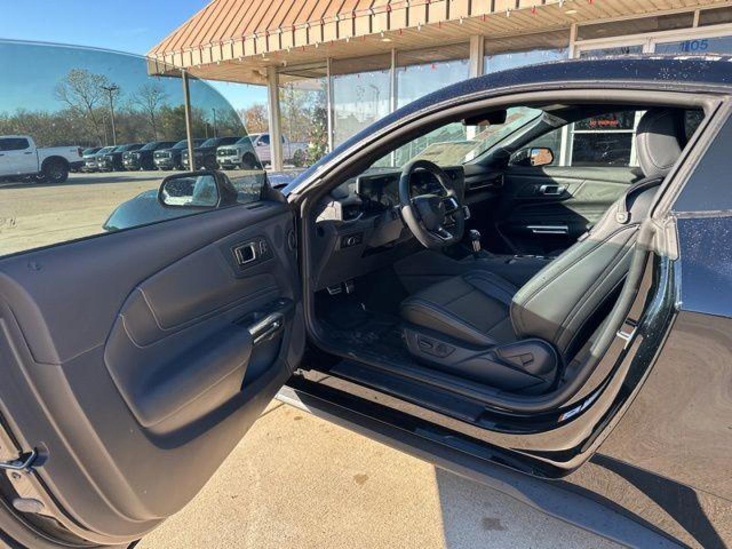 2026 Shadow Black /Black Onyx Ford Mustang GT Premium (1FA6P8CF4T5) with an 5.0L V8 Ti-VCT engine, Automatic transmission, located at 1105 E Mulberry, Kaufman, TX, 75142, (972) 962-2151, 32.589550, -96.300926 - $1,500 off MSRP!<br><br><br>Shadow Black 2026 Ford Mustang 2D Coupe GT Premium RWD 10-Speed Automatic 5.0L V8 Ti-VCT 15/24 City/Highway MPG Price includes: $1500 - Retail Customer Cash. Exp. 03/31/2026 - Photo#7