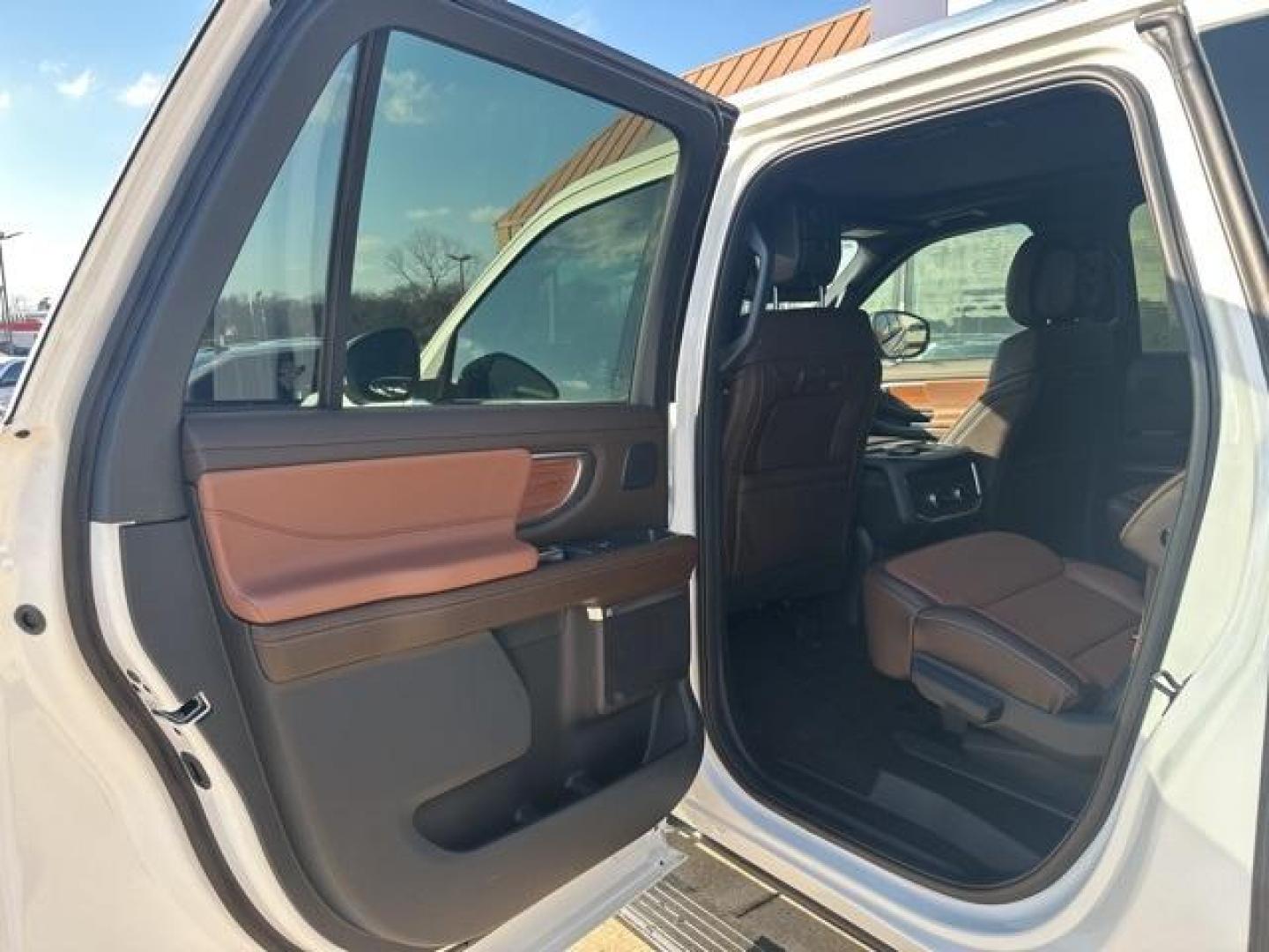 2026 White Metallic /Mesa Ford Expedition Max King Ranch (1FMJK1P84TE) with an EcoBoost 3.5L V6 GTDi DOHC 24V Twin Turbocharged engine, Automatic transmission, located at 1105 E Mulberry, Kaufman, TX, 75142, (972) 962-2151, 32.589550, -96.300926 - Star White Metallic Tri-Coat 2026 Ford Expedition Max 4D Sport Utility King Ranch 4WD 10-Speed Automatic EcoBoost 3.5L V6 GTDi DOHC 24V Twin Turbocharged - Photo#15