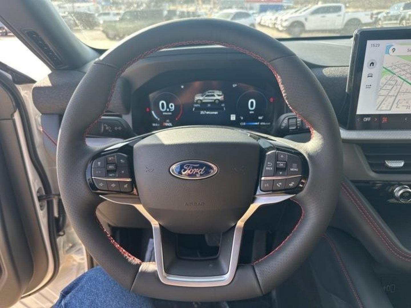 2026 White Metallic /Onyx Ford Explorer ST-Line (1FMUK7KHXTG) with an 2.3L EcoBoost I-4 engine, Automatic transmission, located at 1105 E Mulberry, Kaufman, TX, 75142, (972) 962-2151, 32.589550, -96.300926- Photo#8