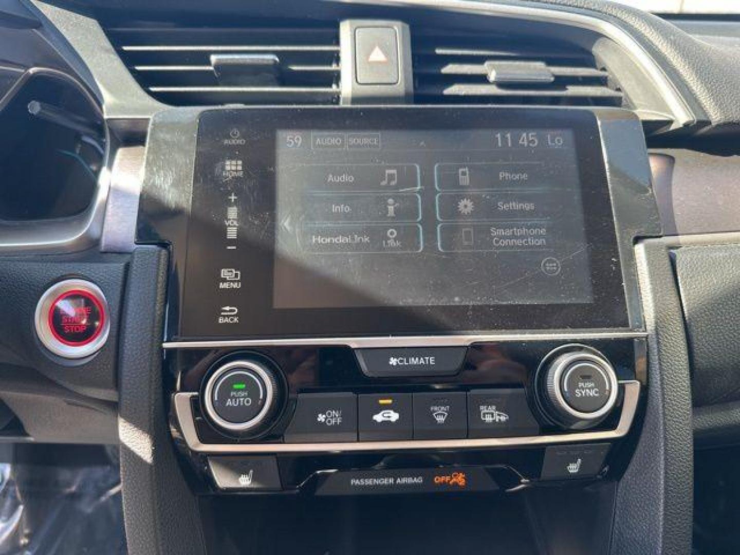 2018 Crystal Black Pearl /Black Honda Civic EX-L (JHMFC1F78JX) with an 1.5L I-4 DI DOHC Turbocharged engine, CVT transmission, located at 1105 E Mulberry, Kaufman, TX, 75142, (972) 962-2151, 32.589550, -96.300926 - Black 2018 Honda Civic 4D Sedan EX-L FWD CVT 1.5L I-4 DI DOHC Turbocharged Black Leather. Priced below KBB Fair Purchase Price!<br><br><br>Odometer is 13864 miles below market average! 32/42 City/Highway MPG<br><br>Awards:<br> * 2018 KBB.com 10 Most Awarded Brands * 2018 KBB.com Brand Image Award - Photo#10