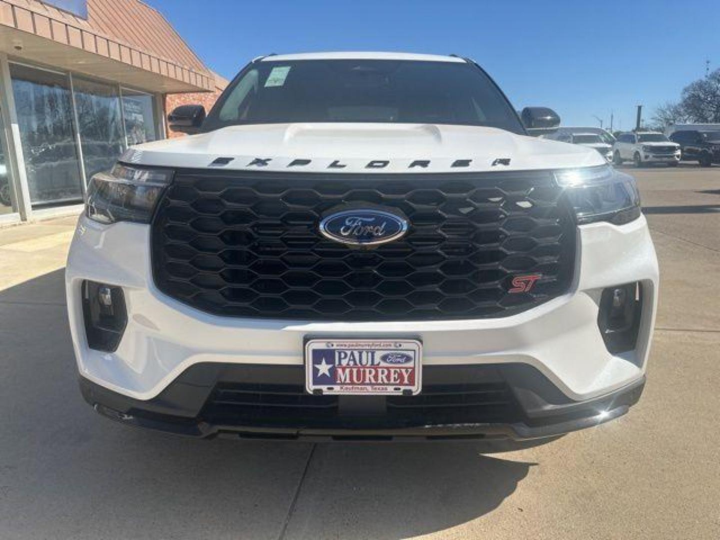 2026 White Metallic /Onyx Ford Explorer ST (1FMWK8GC2TG) with an 3.0L EcoBoost V6 engine, Automatic transmission, located at 1105 E Mulberry, Kaufman, TX, 75142, (972) 962-2151, 32.589550, -96.300926 - $3,500 off MSRP!<br><br>4WD.<br>White Metallic 2026 Ford Explorer 4D Sport Utility ST 4WD 10-Speed Automatic 3.0L EcoBoost V6 18/25 City/Highway MPG Price includes: $3500 - Retail Customer Cash. Exp. 03/31/2026 - Photo#6