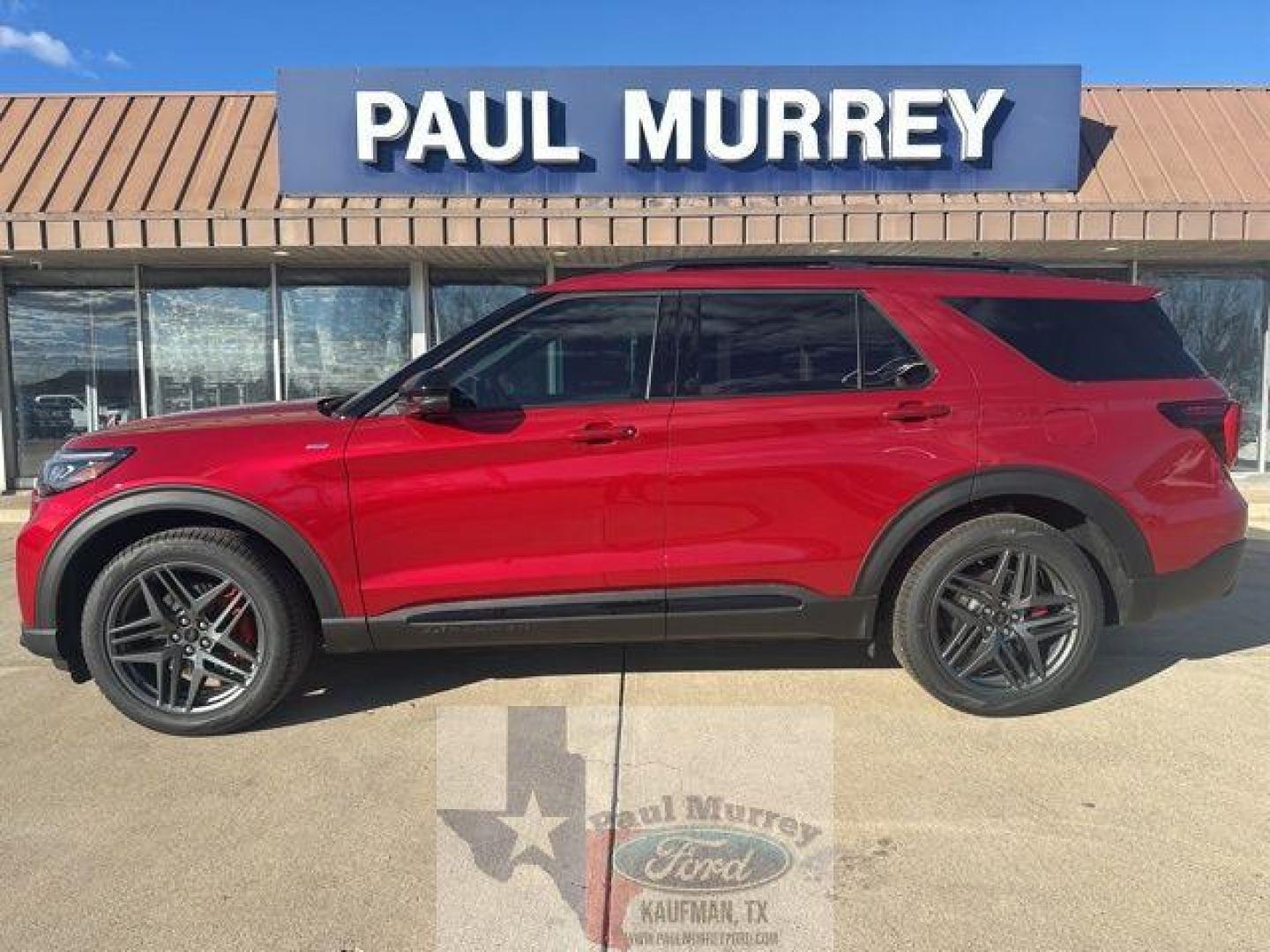 2026 Red Metallic /Onyx Ford Explorer ST-Line (1FMUK7KH0TG) with an 2.3L EcoBoost I-4 engine, Automatic transmission, located at 1105 E Mulberry, Kaufman, TX, 75142, (972) 962-2151, 32.589550, -96.300926 - $3,500 off MSRP!<br><br><br>Red Metallic 2026 Ford Explorer 4D Sport Utility ST-Line RWD 10-Speed Automatic 2.3L EcoBoost I-4 20/29 City/Highway MPG<br><br>20/29 City/Highway MPG Price includes: $3500 - Retail Customer Cash. Exp. 03/31/2026 - Photo#0