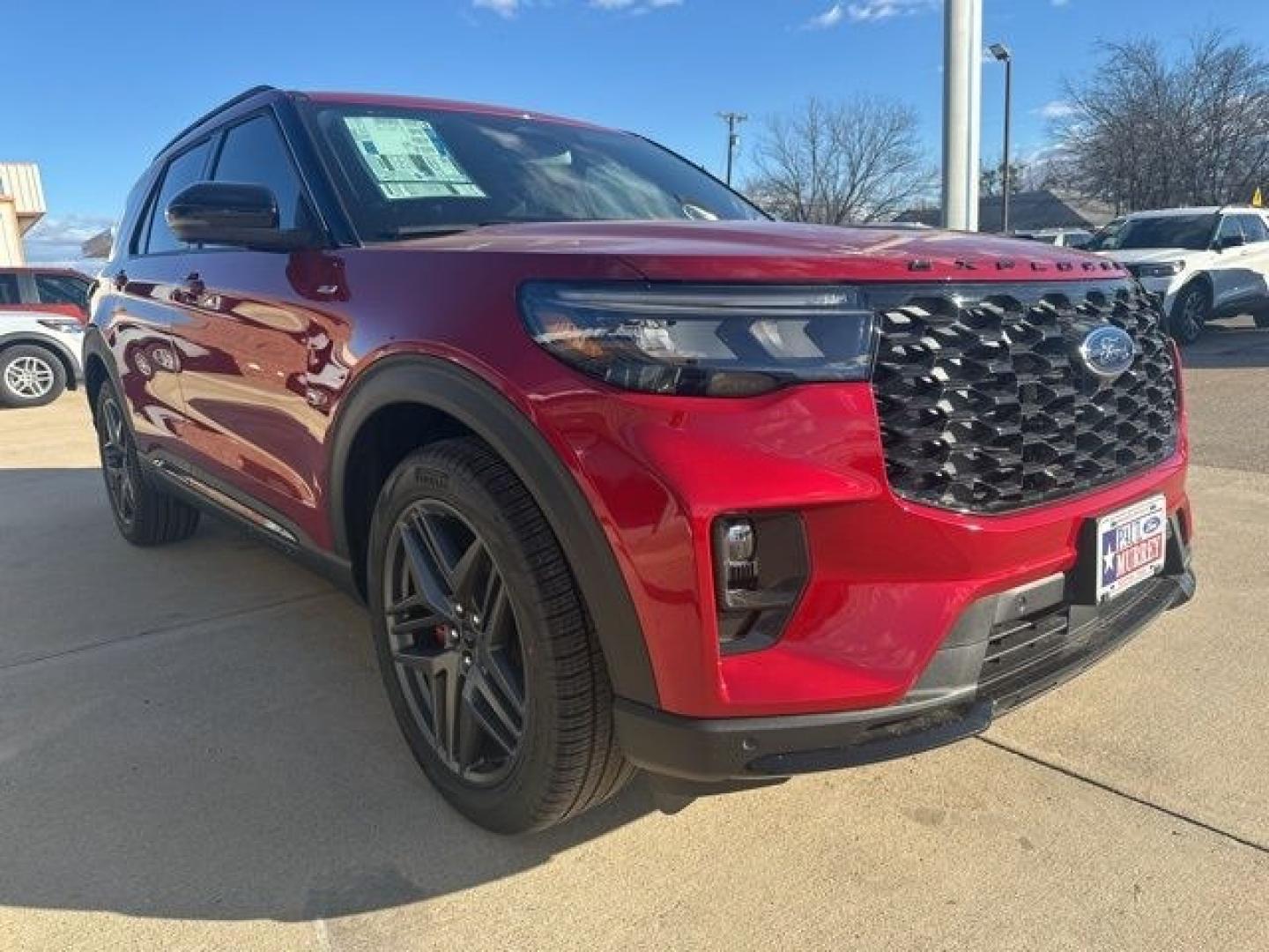 2026 Red Metallic /Onyx Ford Explorer ST-Line (1FMUK7KH0TG) with an 2.3L EcoBoost I-4 engine, Automatic transmission, located at 1105 E Mulberry, Kaufman, TX, 75142, (972) 962-2151, 32.589550, -96.300926- Photo#5