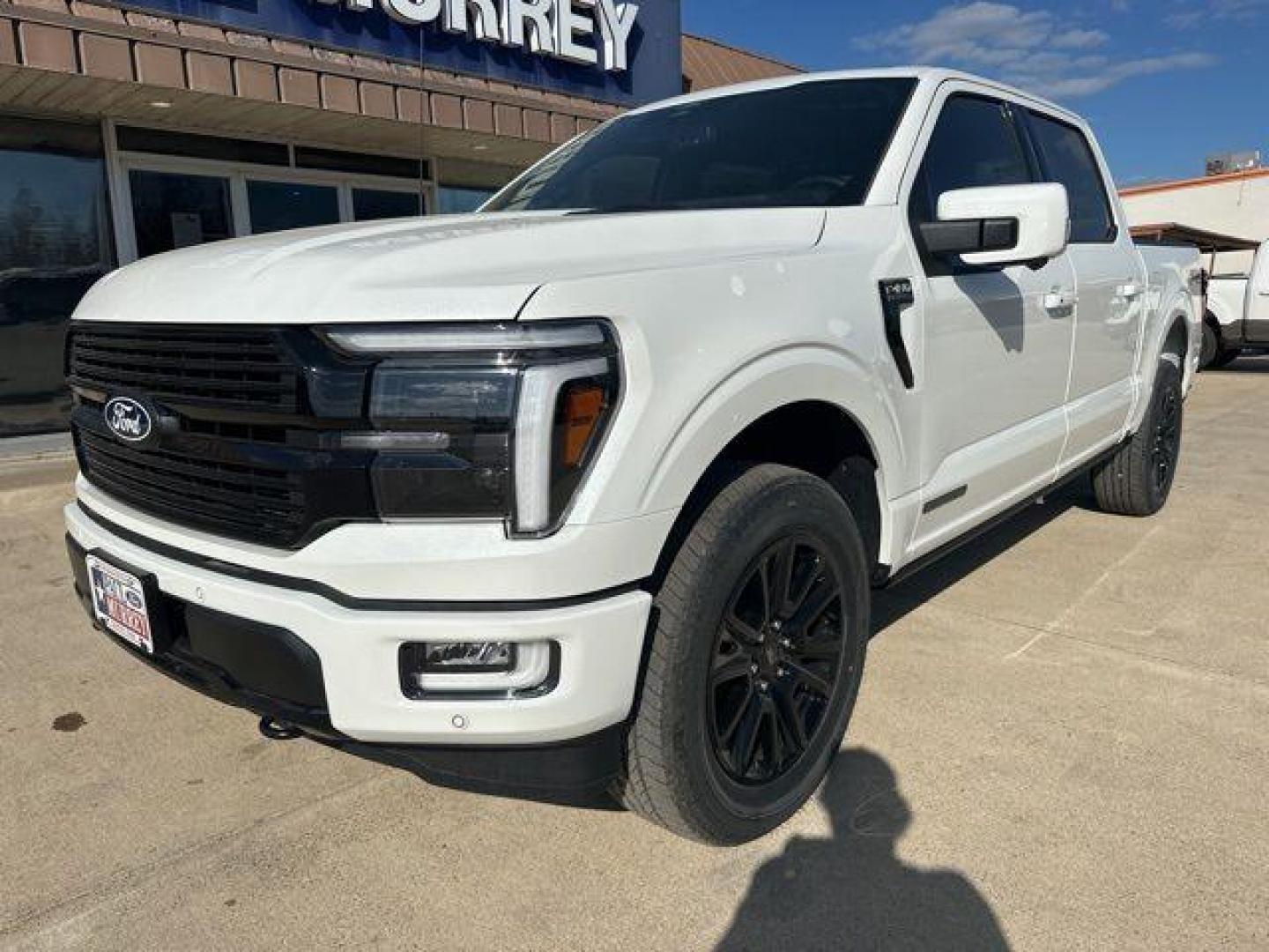 2026 Star White Metallic Tri-Coat /Black Ford F-150 Platinum (1FTFW7LD2TF) with an 3.5L PowerBoost Full-Hybrid V6 engine, Automatic transmission, located at 1105 E Mulberry, Kaufman, TX, 75142, (972) 962-2151, 32.589550, -96.300926 - 3.5L PowerBoost Full-Hybrid V6, 4WD.<br>Star White Metallic Tri-Coat 2026 Ford F-150 4D SuperCrew Platinum 4WD 10-Speed Automatic 3.5L PowerBoost Full-Hybrid V6 23/23 City/Highway MPG - Photo#1