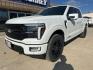 2026 Star White Metallic Tri-Coat /Black Ford F-150 Platinum (1FTFW7LD2TF) with an 3.5L PowerBoost Full-Hybrid V6 engine, Automatic transmission, located at 1105 E Mulberry, Kaufman, TX, 75142, (972) 962-2151, 32.589550, -96.300926 - 3.5L PowerBoost Full-Hybrid V6, 4WD.<br>Star White Metallic Tri-Coat 2026 Ford F-150 4D SuperCrew Platinum 4WD 10-Speed Automatic 3.5L PowerBoost Full-Hybrid V6 23/23 City/Highway MPG - Photo#1