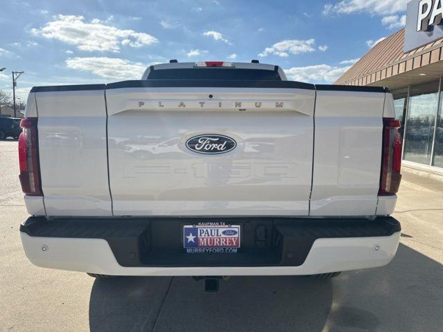 2026 Star White Metallic Tri-Coat /Black Ford F-150 Platinum (1FTFW7LD2TF) with an 3.5L PowerBoost Full-Hybrid V6 engine, Automatic transmission, located at 1105 E Mulberry, Kaufman, TX, 75142, (972) 962-2151, 32.589550, -96.300926 - 3.5L PowerBoost Full-Hybrid V6, 4WD.<br>Star White Metallic Tri-Coat 2026 Ford F-150 4D SuperCrew Platinum 4WD 10-Speed Automatic 3.5L PowerBoost Full-Hybrid V6 23/23 City/Highway MPG - Photo#3