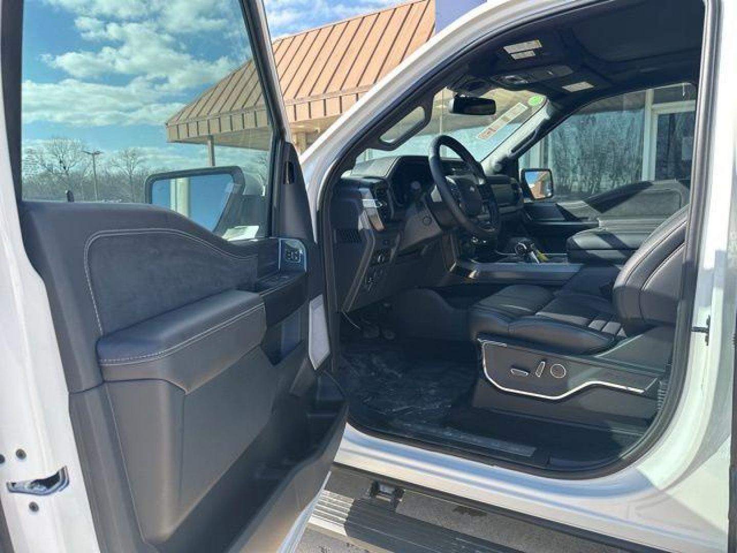 2026 Star White Metallic Tri-Coat /Black Ford F-150 Platinum (1FTFW7LD2TF) with an 3.5L PowerBoost Full-Hybrid V6 engine, Automatic transmission, located at 1105 E Mulberry, Kaufman, TX, 75142, (972) 962-2151, 32.589550, -96.300926 - 3.5L PowerBoost Full-Hybrid V6, 4WD.<br>Star White Metallic Tri-Coat 2026 Ford F-150 4D SuperCrew Platinum 4WD 10-Speed Automatic 3.5L PowerBoost Full-Hybrid V6 23/23 City/Highway MPG - Photo#6