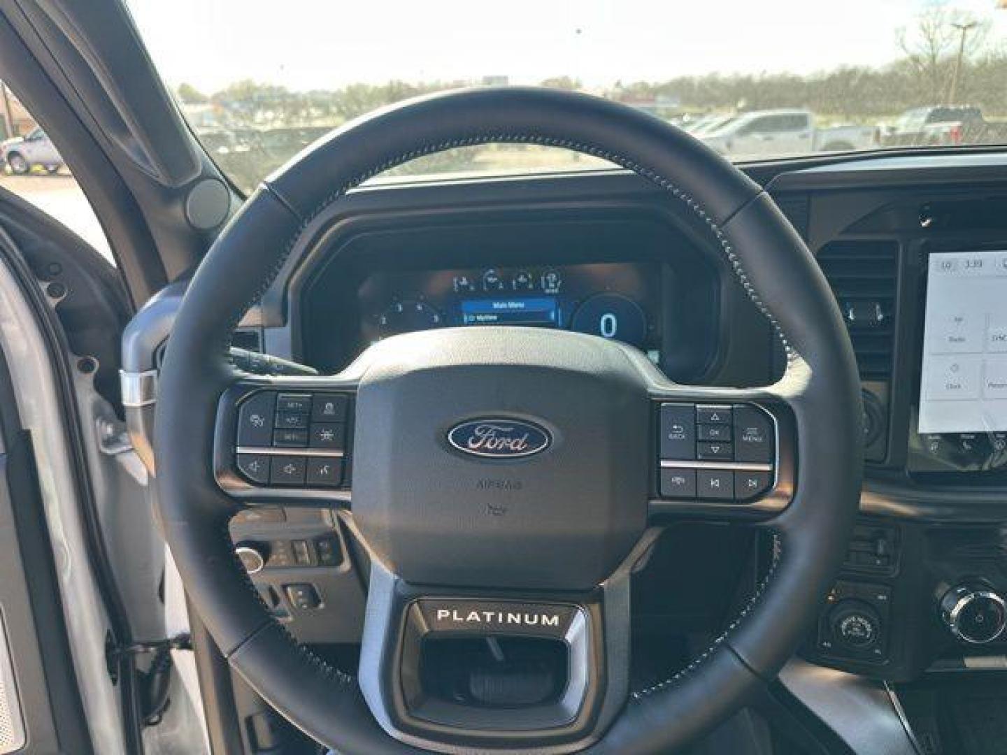 2026 Star White Metallic Tri-Coat /Black Ford F-150 Platinum (1FTFW7LD2TF) with an 3.5L PowerBoost Full-Hybrid V6 engine, Automatic transmission, located at 1105 E Mulberry, Kaufman, TX, 75142, (972) 962-2151, 32.589550, -96.300926 - 3.5L PowerBoost Full-Hybrid V6, 4WD.<br>Star White Metallic Tri-Coat 2026 Ford F-150 4D SuperCrew Platinum 4WD 10-Speed Automatic 3.5L PowerBoost Full-Hybrid V6 23/23 City/Highway MPG - Photo#8