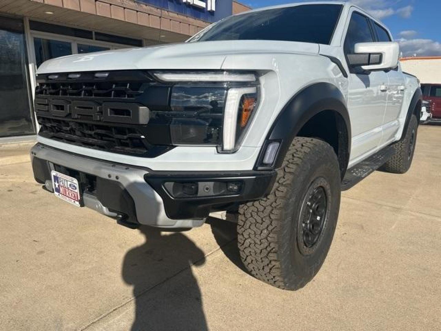 2025 Space White Metallic /Black Ford F-150 Raptor (1FTFW1RG2SF) with an 3.5L V6 EcoBoost engine, Automatic transmission, located at 1105 E Mulberry, Kaufman, TX, 75142, (972) 962-2151, 32.589550, -96.300926 - Recent Arrival!<br><br>4WD.<br>Space White Metallic 2025 Ford F-150 4D SuperCrew Raptor 4WD 10-Speed Automatic 3.5L V6 EcoBoost 15/18 City/Highway MPG - Photo#1