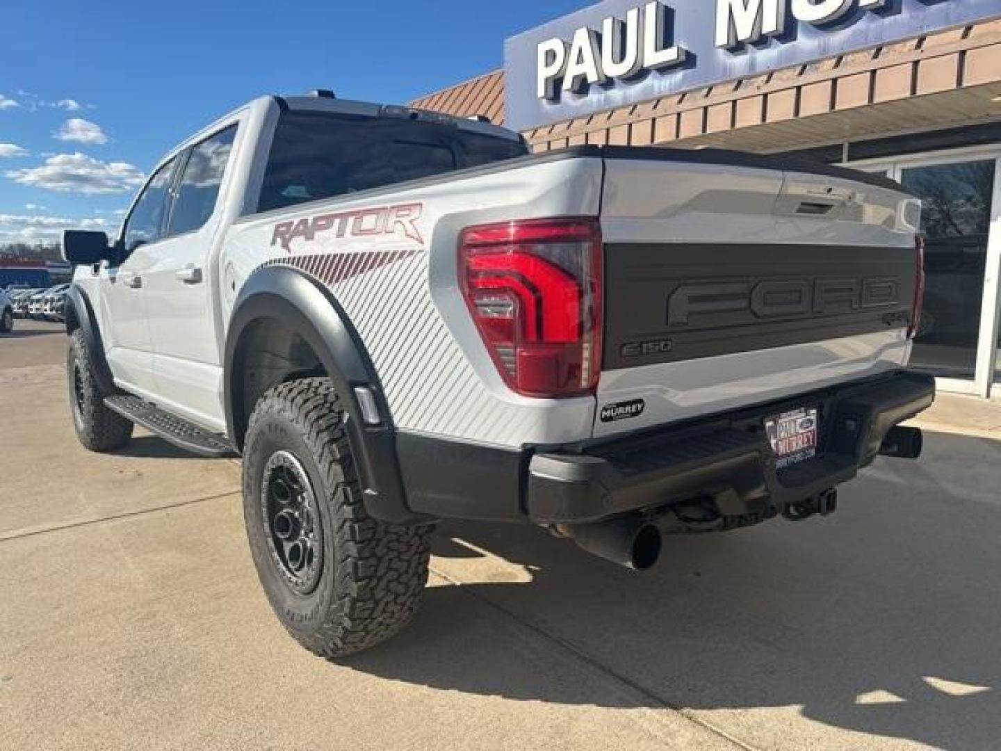 2025 Space White Metallic /Black Ford F-150 Raptor (1FTFW1RG2SF) with an 3.5L V6 EcoBoost engine, Automatic transmission, located at 1105 E Mulberry, Kaufman, TX, 75142, (972) 962-2151, 32.589550, -96.300926 - Recent Arrival!<br><br>4WD.<br>Space White Metallic 2025 Ford F-150 4D SuperCrew Raptor 4WD 10-Speed Automatic 3.5L V6 EcoBoost 15/18 City/Highway MPG - Photo#2