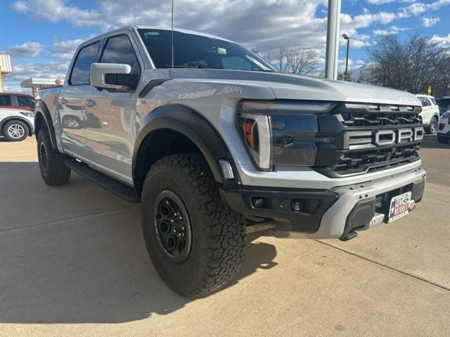 2025 Space White Metallic /Black Ford F-150 Raptor (1FTFW1RG2SF) with an 3.5L V6 EcoBoost engine, Automatic transmission, located at 1105 E Mulberry, Kaufman, TX, 75142, (972) 962-2151, 32.589550, -96.300926 - Recent Arrival!<br><br>4WD.<br>Space White Metallic 2025 Ford F-150 4D SuperCrew Raptor 4WD 10-Speed Automatic 3.5L V6 EcoBoost 15/18 City/Highway MPG - Photo#4