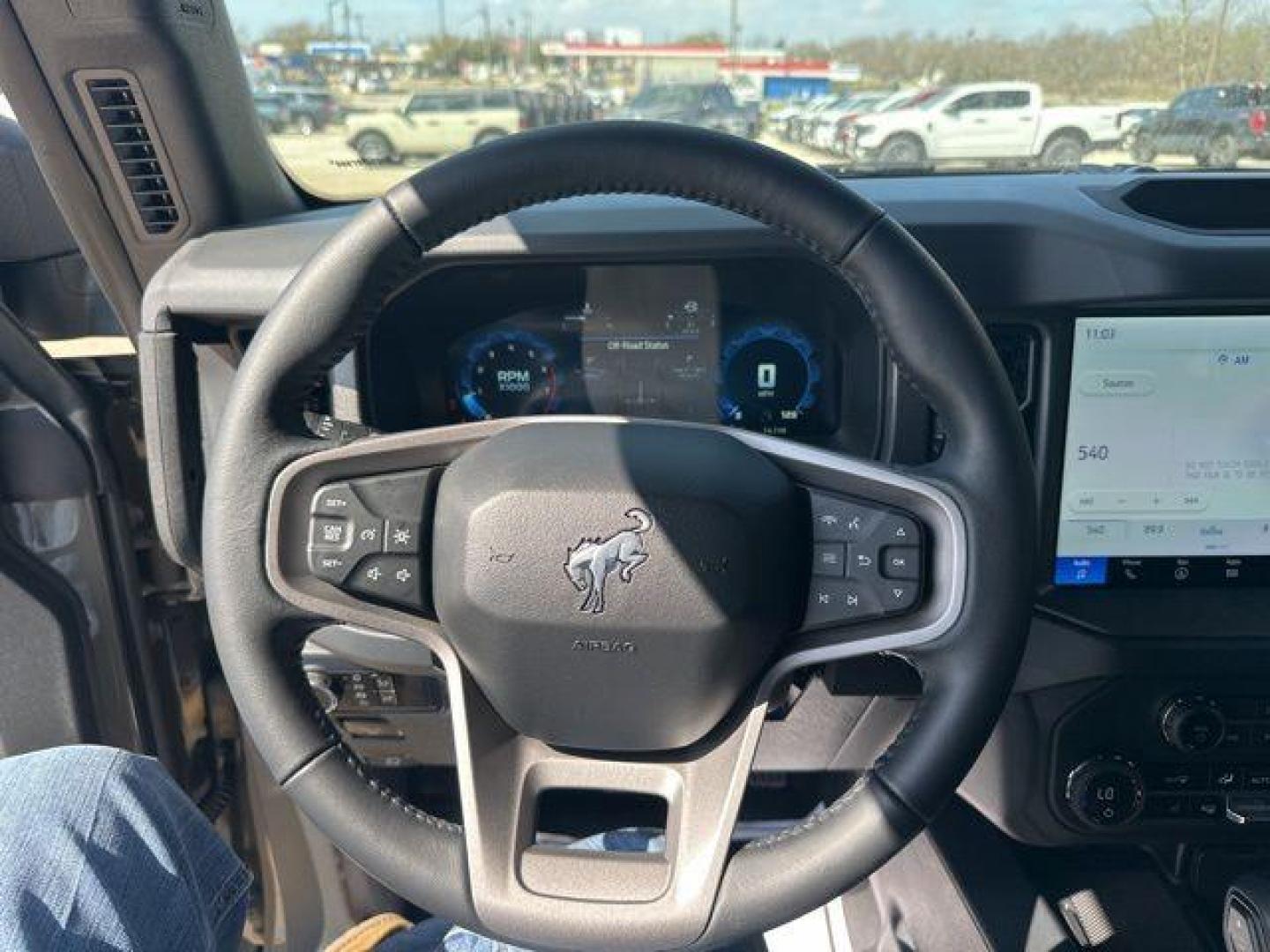 2025 Gray /Black Onyx Ford Bronco Big Bend (1FMDE7BH0SL) with an 2.3L EcoBoost I-4 engine, Automatic transmission, located at 1105 E Mulberry, Kaufman, TX, 75142, (972) 962-2151, 32.589550, -96.300926 - $2,887 off MSRP!<br><br><br>Marsh Gray 2025 Ford Bronco 4D Sport Utility Big Bend 4WD 10-Speed Automatic 2.3L EcoBoost I-4 18/22 City/Highway MPG Price includes: $1000 - Employee Pricing Retail Customer Cash. Exp. 07/06/2026 - Photo#8