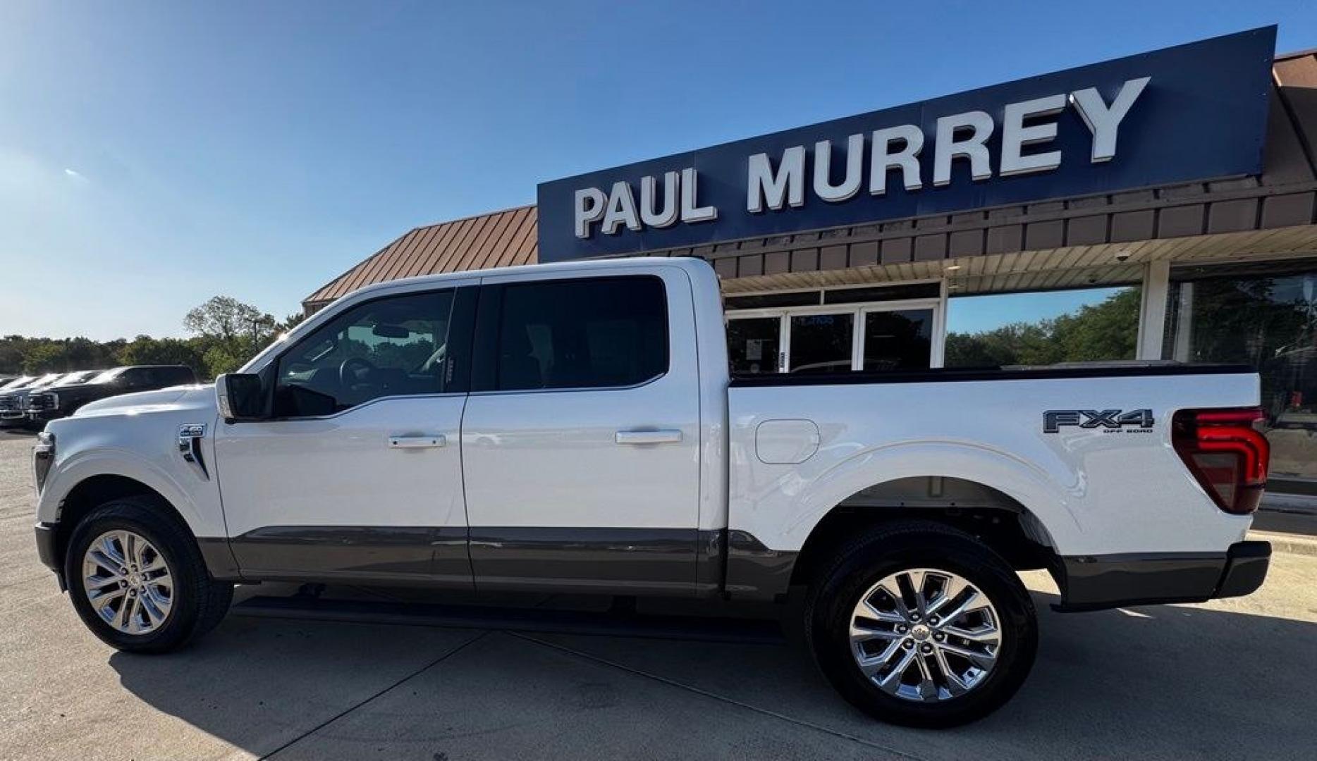 2026 Brown /Java Ford F-150 King Ranch (1FTFW6L82TF) with an 3.5L V6 EcoBoost engine, Automatic transmission, located at 1105 E Mulberry, Kaufman, TX, 75142, (972) 962-2151, 32.589550, -96.300926 - 4WD.<br>Star White Metallic Tri-Coat 2026 Ford F-150 4D SuperCrew King Ranch 4WD 10-Speed Automatic 3.5L V6 EcoBoost 18/23 City/Highway MPG- Photo#2