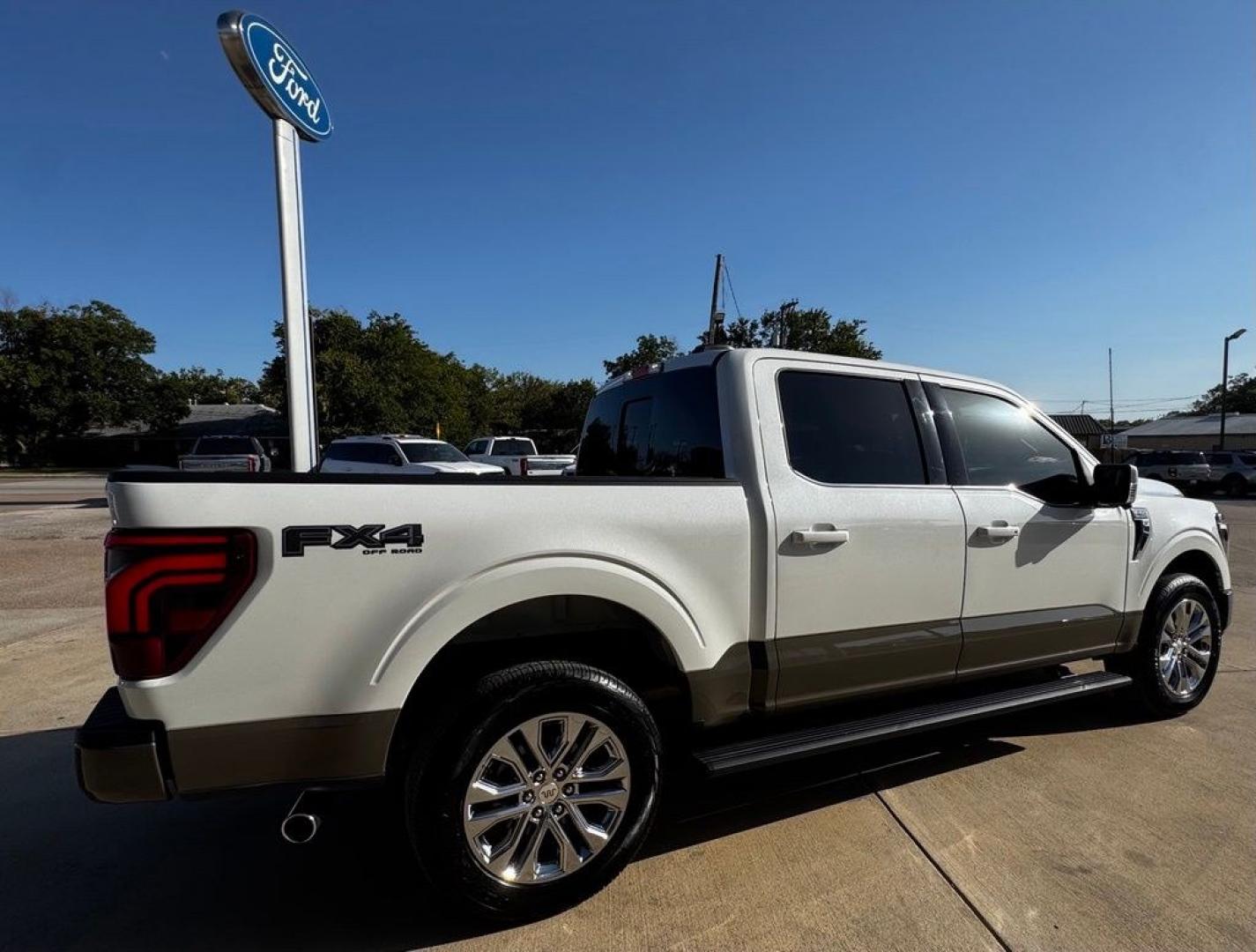 2026 Brown /Java Ford F-150 King Ranch (1FTFW6L82TF) with an 3.5L V6 EcoBoost engine, Automatic transmission, located at 1105 E Mulberry, Kaufman, TX, 75142, (972) 962-2151, 32.589550, -96.300926 - 4WD.<br>Star White Metallic Tri-Coat 2026 Ford F-150 4D SuperCrew King Ranch 4WD 10-Speed Automatic 3.5L V6 EcoBoost 18/23 City/Highway MPG- Photo#11