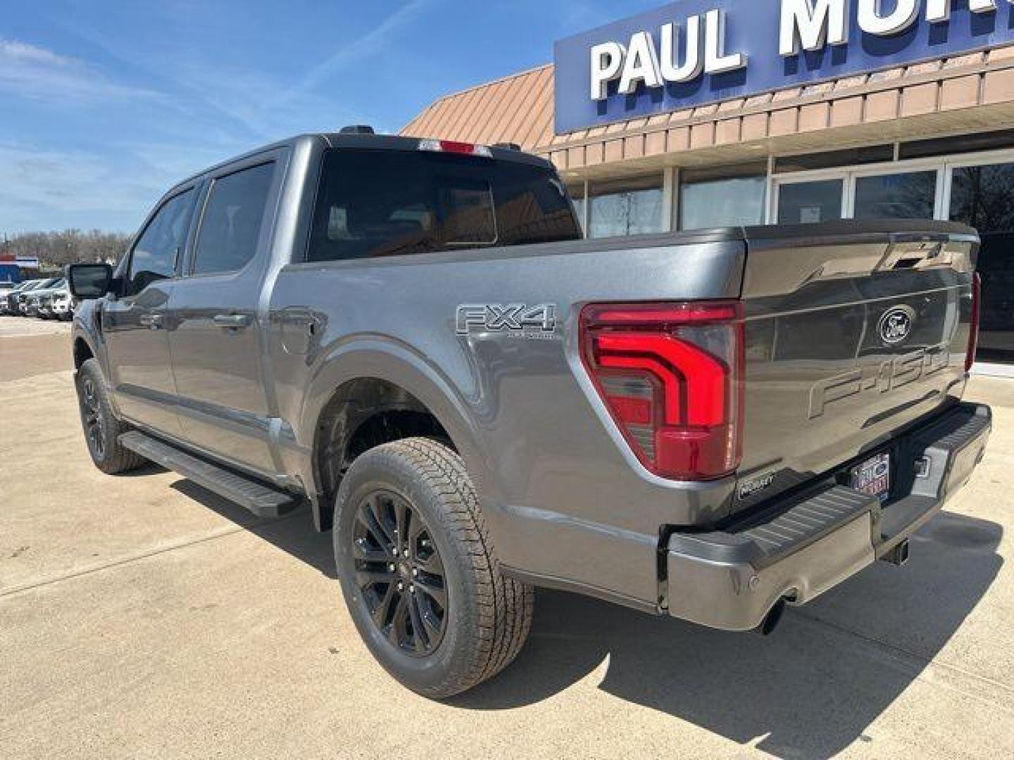 2026 Gray Metallic /Black Ford F-150 Lariat (1FTFW5L58TF) with an 5.0L V8 engine, Automatic transmission, located at 1105 E Mulberry, Kaufman, TX, 75142, (972) 962-2151, 32.589550, -96.300926 - $1,000 off MSRP!<br><br>4WD.<br>Carbonized Gray Metallic 2026 Ford F-150 4D SuperCrew Lariat 4WD 10-Speed Automatic 5.0L V8 17/22 City/Highway MPG Price includes: $1000 - Employee Pricing Retail Customer Cash. Exp. 07/06/2026 - Photo#2