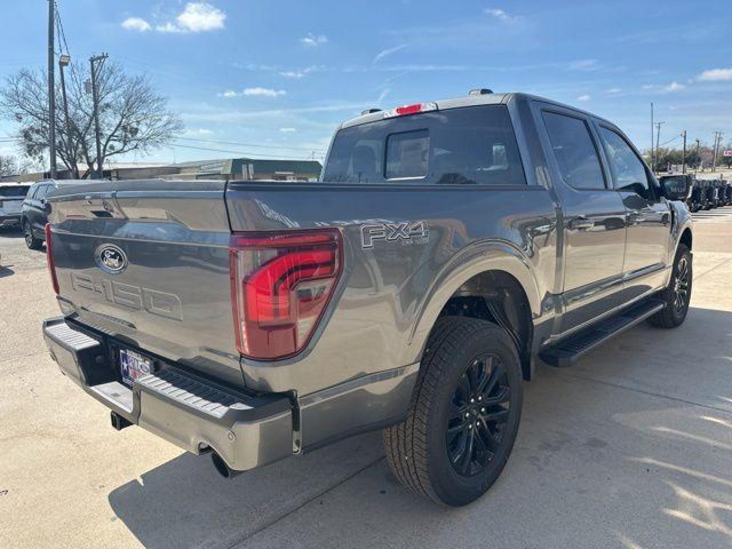 2026 Gray Metallic /Black Ford F-150 Lariat (1FTFW5L58TF) with an 5.0L V8 engine, Automatic transmission, located at 1105 E Mulberry, Kaufman, TX, 75142, (972) 962-2151, 32.589550, -96.300926 - $1,000 off MSRP!<br><br>4WD.<br>Carbonized Gray Metallic 2026 Ford F-150 4D SuperCrew Lariat 4WD 10-Speed Automatic 5.0L V8 17/22 City/Highway MPG Price includes: $1000 - Employee Pricing Retail Customer Cash. Exp. 07/06/2026 - Photo#4