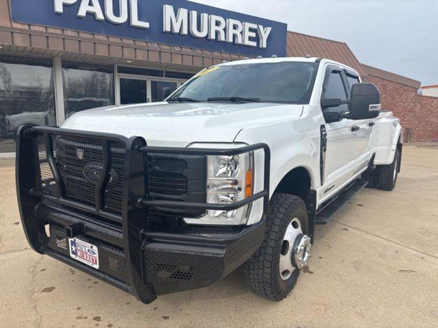 2023 Oxford White /Medium Dark Slate Ford F-350SD XL (1FT8W3DT6PE) with an Power Stroke 6.7L V8 DI 32V OHV Turbodiesel engine, Automatic transmission, located at 1105 E Mulberry, Kaufman, TX, 75142, (972) 962-2151, 32.589550, -96.300926 - Photo#1