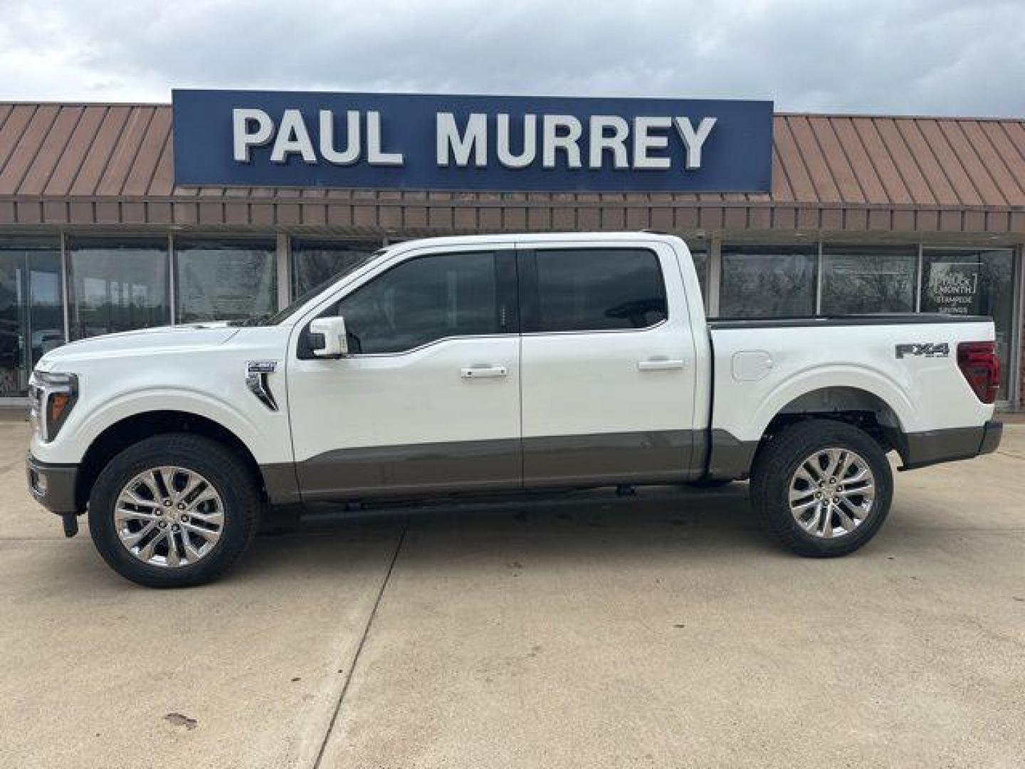 2026 White /Gray Ford F-150 King Ranch (1FTFW6L83TF) with an 3.5L V6 EcoBoost engine, Automatic transmission, located at 1105 E Mulberry, Kaufman, TX, 75142, (972) 962-2151, 32.589550, -96.300926 - 4WD.<br>White 2026 Ford F-150 4D SuperCrew King Ranch 4WD 10-Speed Automatic 3.5L V6 EcoBoost 18/23 City/Highway MPG - Photo#0
