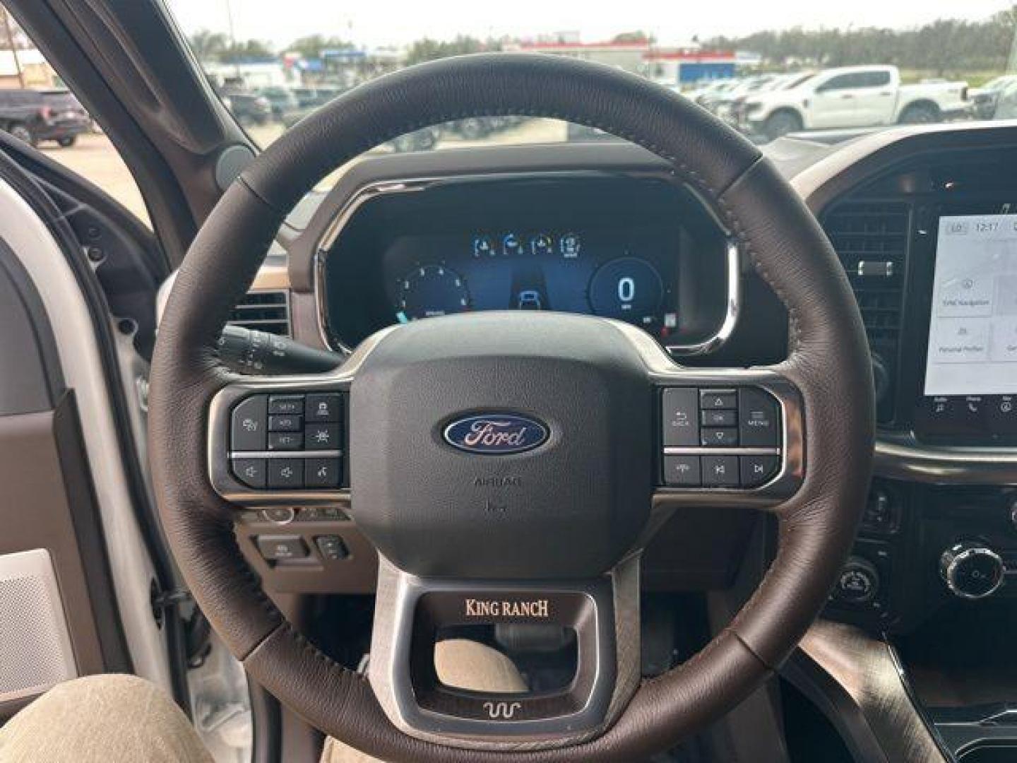 2026 White /Gray Ford F-150 King Ranch (1FTFW6L83TF) with an 3.5L V6 EcoBoost engine, Automatic transmission, located at 1105 E Mulberry, Kaufman, TX, 75142, (972) 962-2151, 32.589550, -96.300926 - 4WD.<br>White 2026 Ford F-150 4D SuperCrew King Ranch 4WD 10-Speed Automatic 3.5L V6 EcoBoost 18/23 City/Highway MPG - Photo#9
