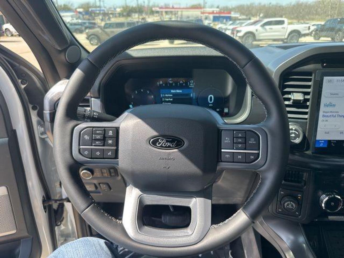 2026 Star White Metallic Tri-Coat /Black Ford F-150 Lariat (1FTFW5L53TF) with an 5.0L V8 engine, Automatic transmission, located at 1105 E Mulberry, Kaufman, TX, 75142, (972) 962-2151, 32.589550, -96.300926 - $3,000 off MSRP!<br><br>4WD.<br>Star White Metallic Tri-Coat 2026 Ford F-150 4D SuperCrew Lariat 4WD 10-Speed Automatic 5.0L V8 17/22 City/Highway MPG Price includes: $3000 - Retail Customer Cash. Exp. 04/30/2026 - Photo#9