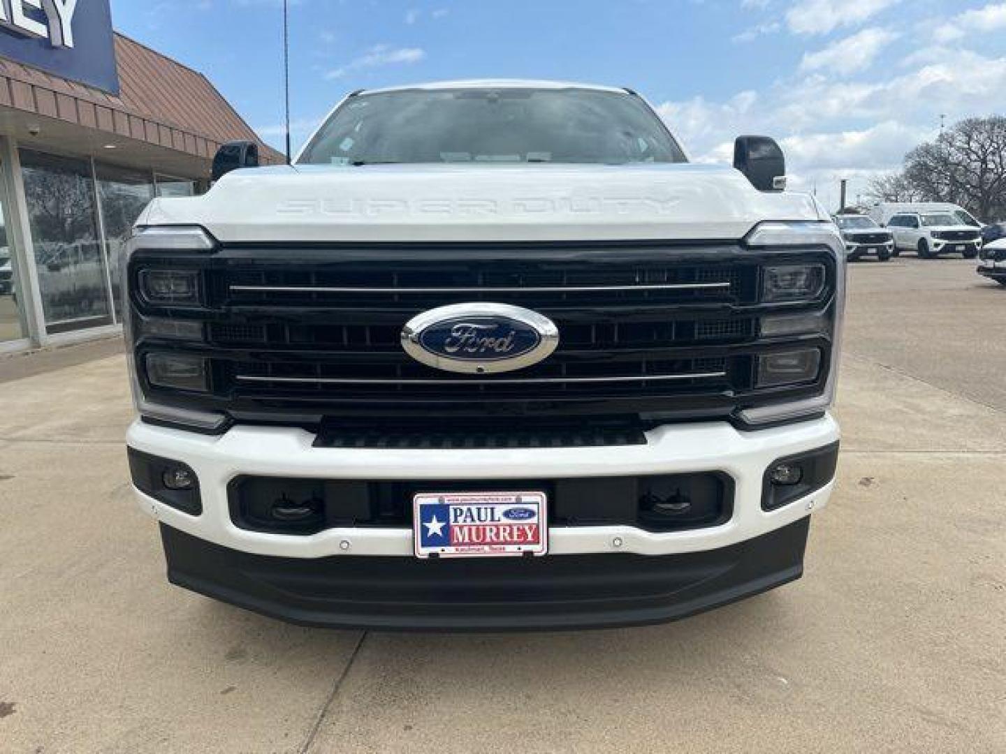2026 Star White Metallic Tri-Coat /Black Onyx Ford F-250SD Platinum (1FT8W2BMXTE) with an 6.7L High Output Power Stroke V8 Diesel engine, Automatic transmission, located at 1105 E Mulberry, Kaufman, TX, 75142, (972) 962-2151, 32.589550, -96.300926 - Recent Arrival!<br><br>4WD.<br>Star White Metallic Tri-Coat 2026 Ford F-250SD 4D Crew Cab Platinum 4WD 10-Speed Automatic 6.7L High Output Power Stroke V8 Diesel - Photo#6
