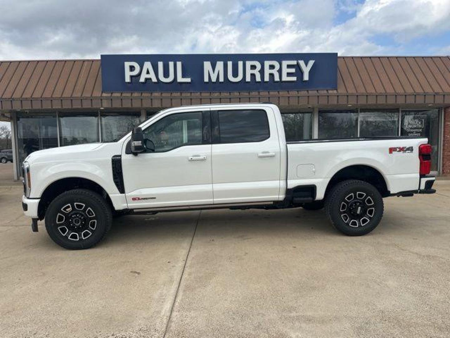 2026 Star White Metallic Tri-Coat /Black Onyx Ford F-250SD Platinum (1FT8W2BMXTE) with an 6.7L High Output Power Stroke V8 Diesel engine, Automatic transmission, located at 1105 E Mulberry, Kaufman, TX, 75142, (972) 962-2151, 32.589550, -96.300926 - Photo#0