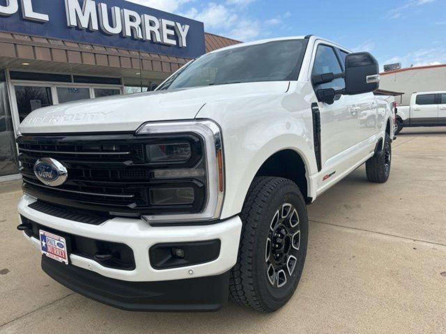 2026 Star White Metallic Tri-Coat /Black Onyx Ford F-250SD Platinum (1FT8W2BMXTE) with an 6.7L High Output Power Stroke V8 Diesel engine, Automatic transmission, located at 1105 E Mulberry, Kaufman, TX, 75142, (972) 962-2151, 32.589550, -96.300926 - Photo#1
